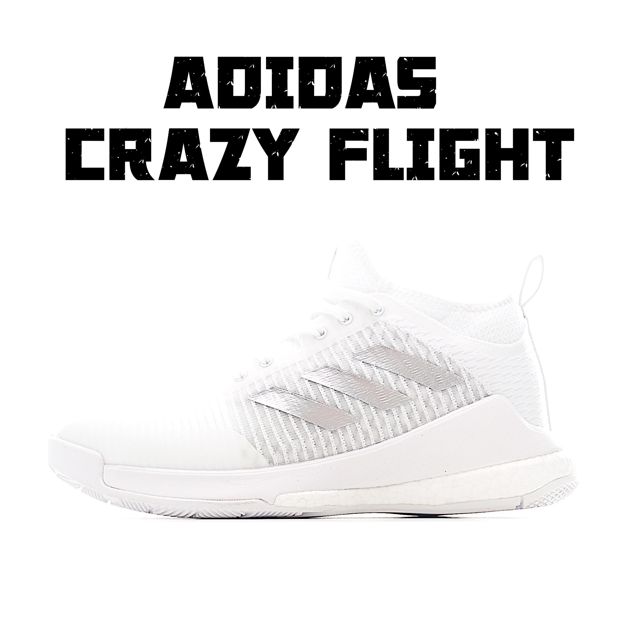 260 ADIDAS CRAZYFLIGHT MID 运动鞋 减震防滑 针织网面设计 鞋底采用真爆颗粒 舒适透气 GY9278