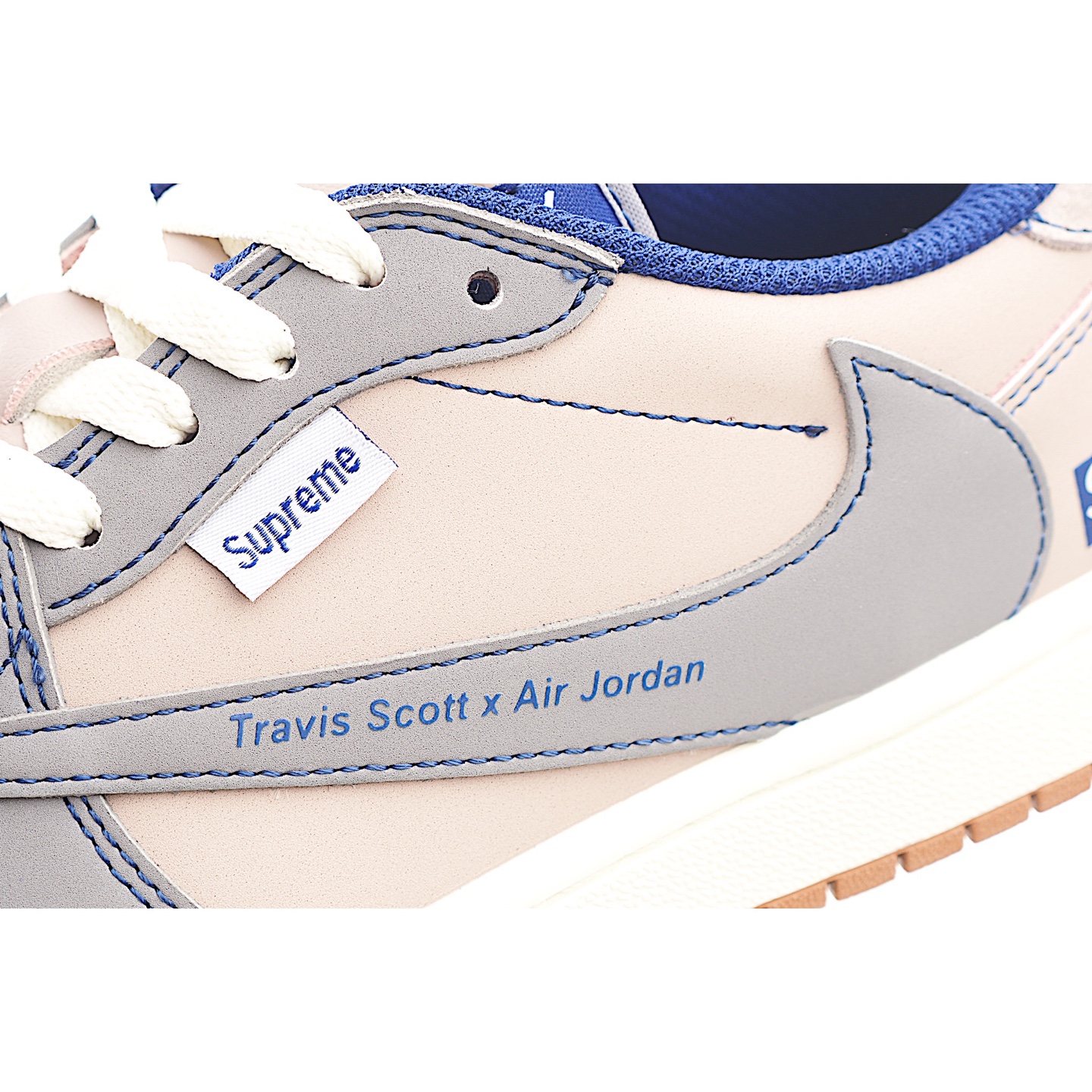 Fragment x Travis Scott x Supreme Air Jordan 1 Low 三方联名倒钩 XD1568-102