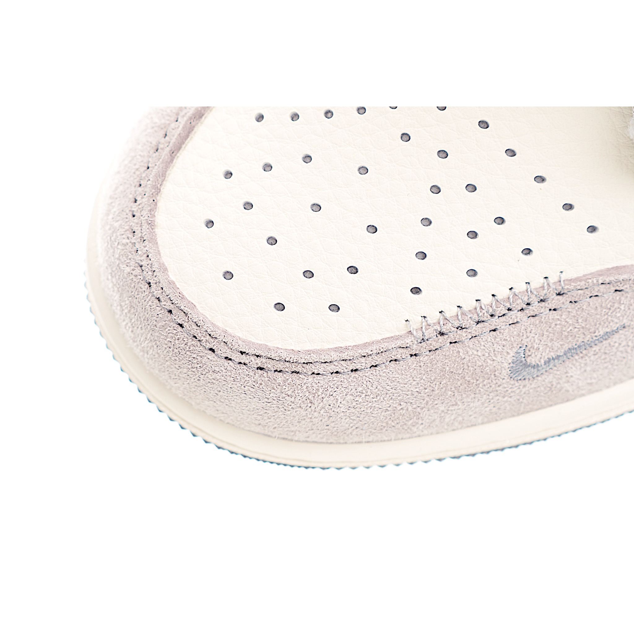 280 Air Jordan 1 Low AJ1 乔1 斯图西联名 米灰金属标 高端定制 低帮复古篮球鞋 SJ9950-053