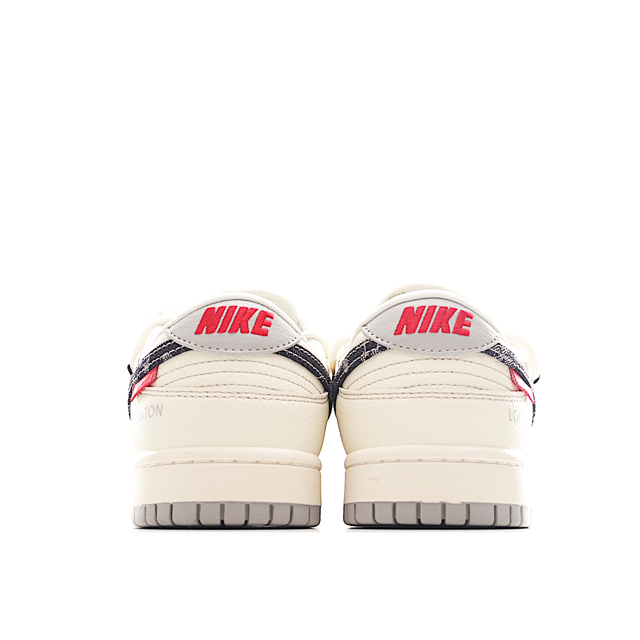 Nike SB Dunk Low LV系列 绑带牛仔黑勾 周年高端定制 低帮休闲板鞋 FC1688-218