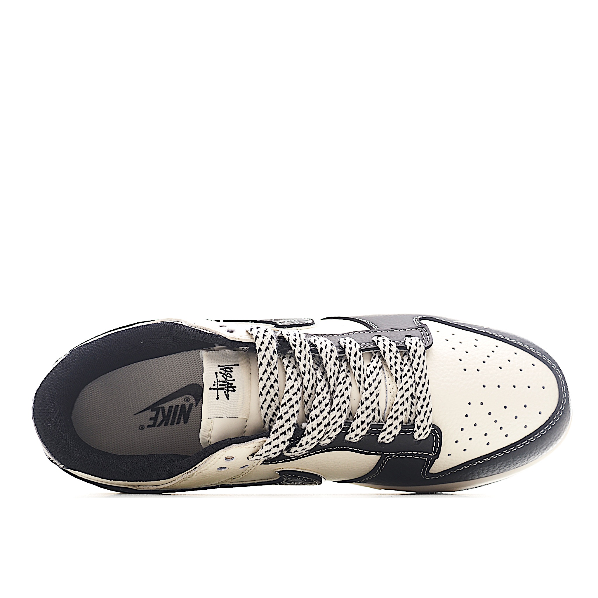 Nike SB Dunk Low x Stussy 白黑小钩 SD6868-105