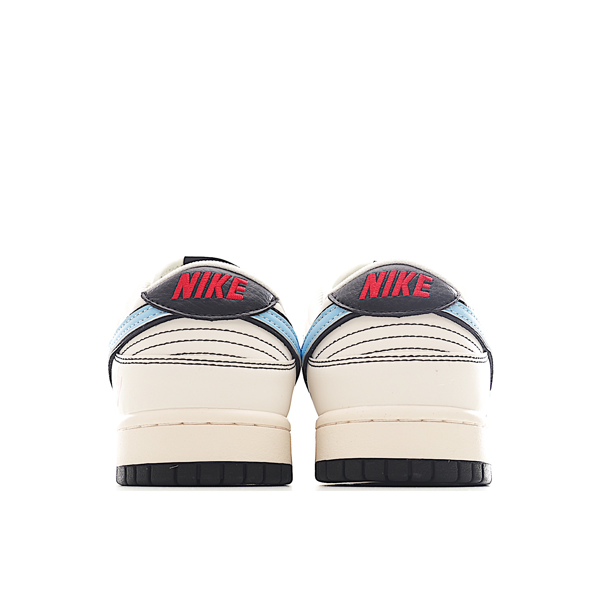 Nike SB Dunk Low 斯图西联名 双拼黑蓝 周年高端定制 低帮休闲板鞋 ZH2598-225