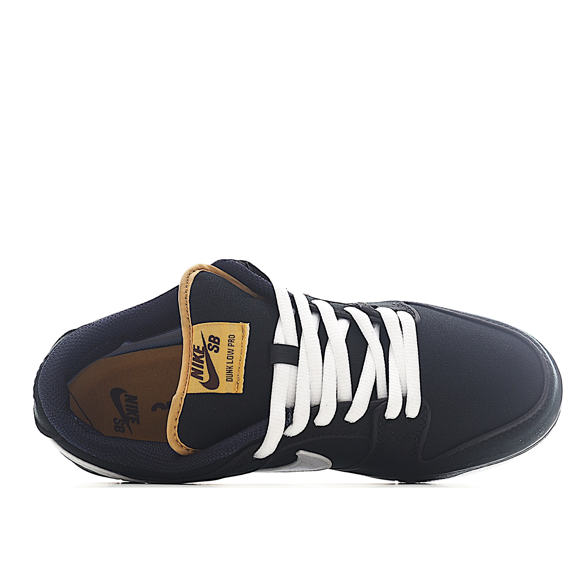 220 Nike SB Dunk Low 黑白帆布 解构抽绳鞋带 FN5880-001