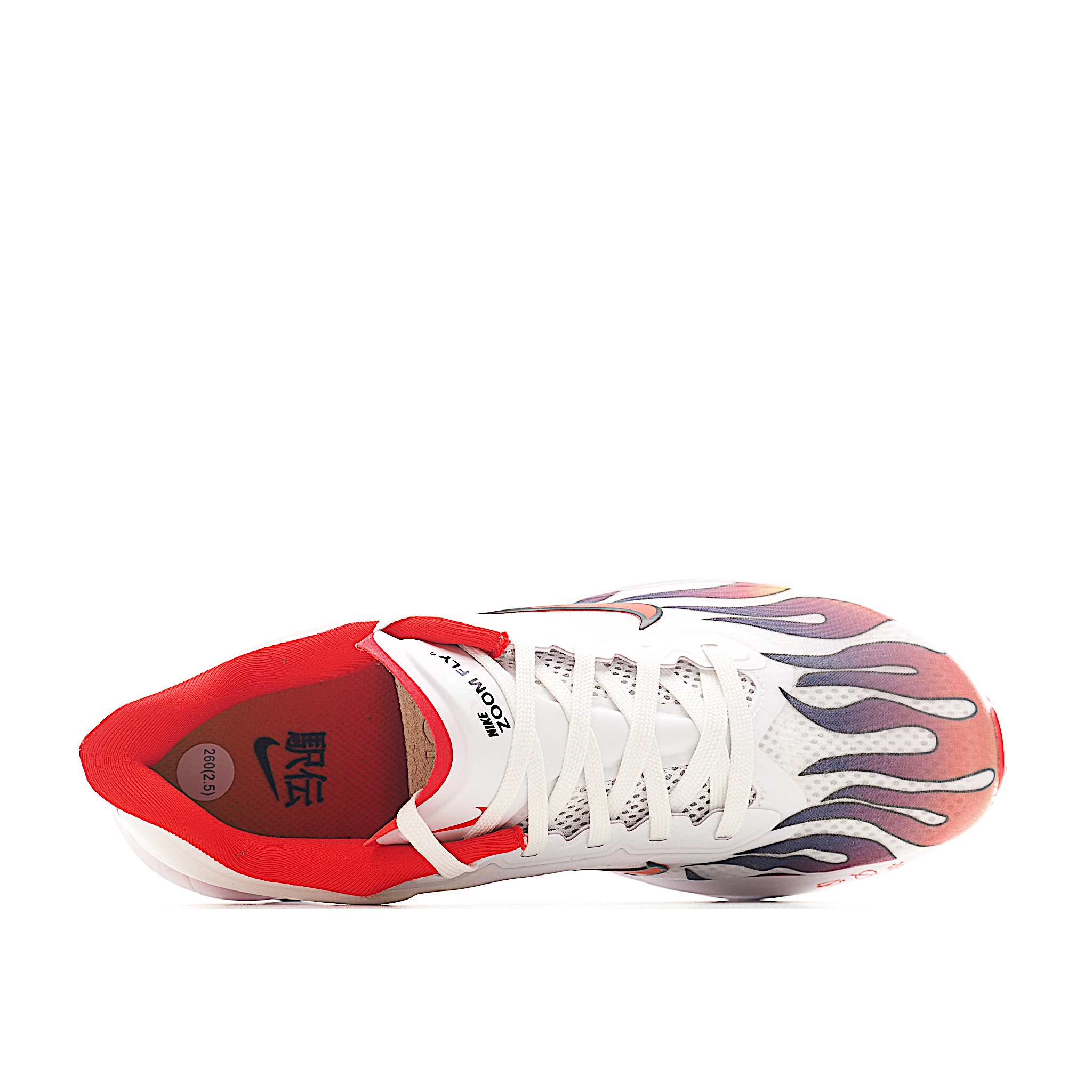 240 Nike Zoom Fly 6 Premium”Ekiden Pack“阿尔法飞行3代系列马拉松轻量超跑竞速运动慢跑鞋“针织白红火焰”HQ3498-100