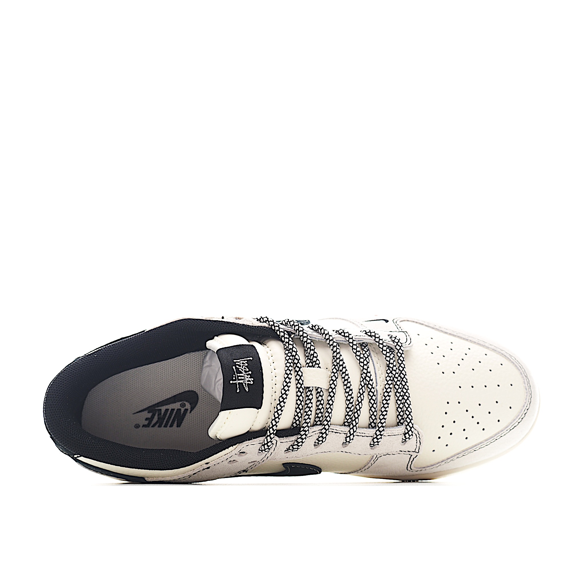 Nike SB Dunk Low 斯图西系列 贴补黑勾 周年高端定制 低帮休闲板鞋 YX5066-298