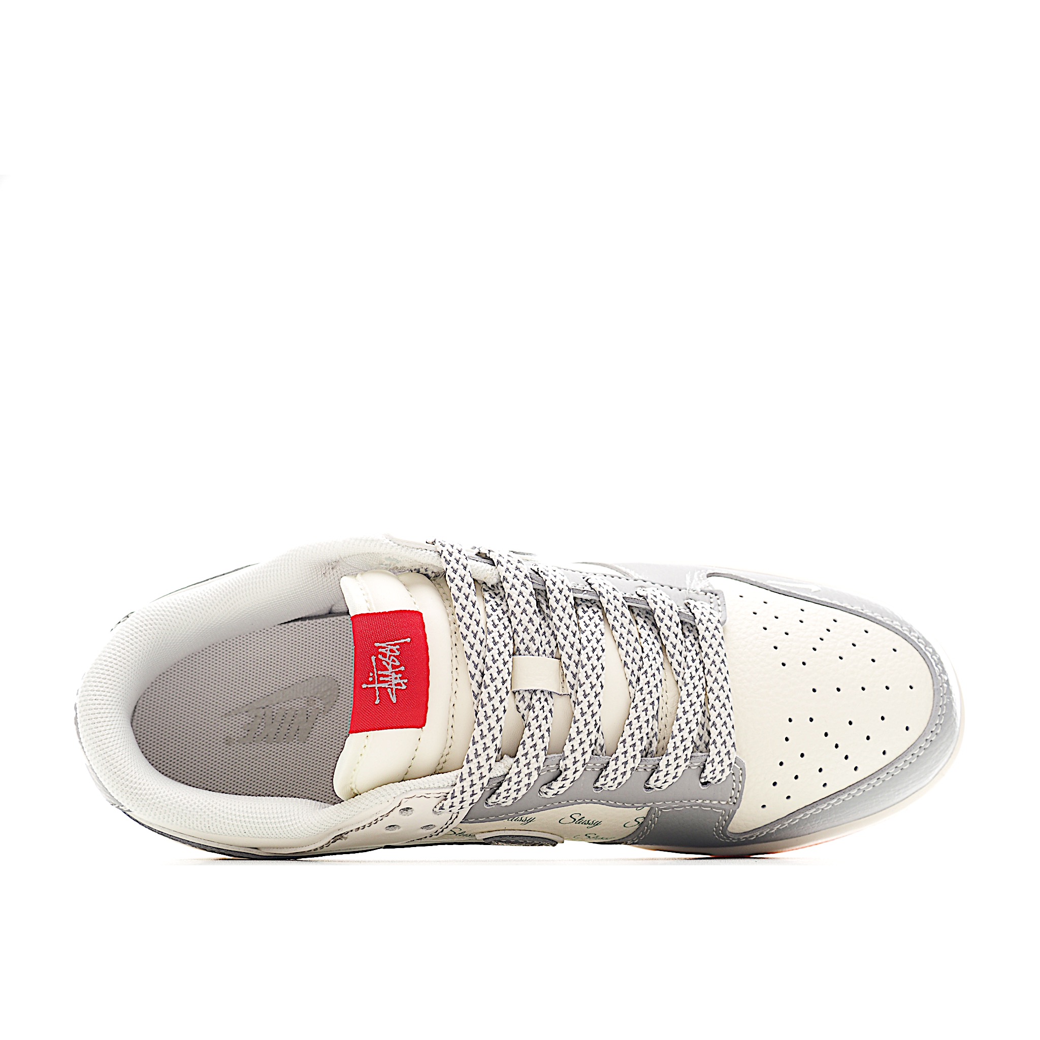 Nike SB Dunk Low 斯图西联名 米灰生胶 周年高端定制 低帮休闲板鞋 XS6089-531