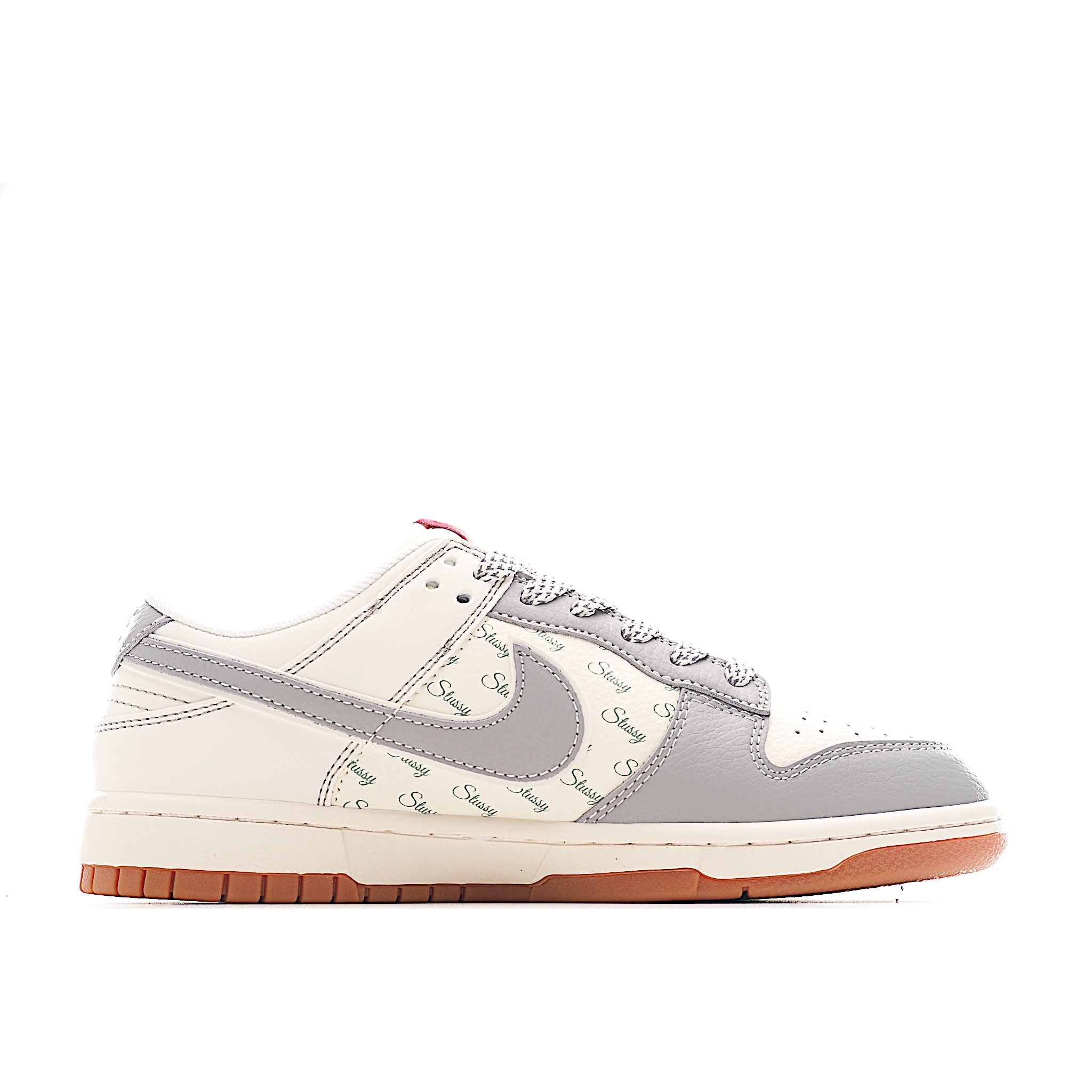 Nike SB Dunk Low 斯图西联名 米灰生胶 周年高端定制 低帮休闲板鞋 XS6089-531