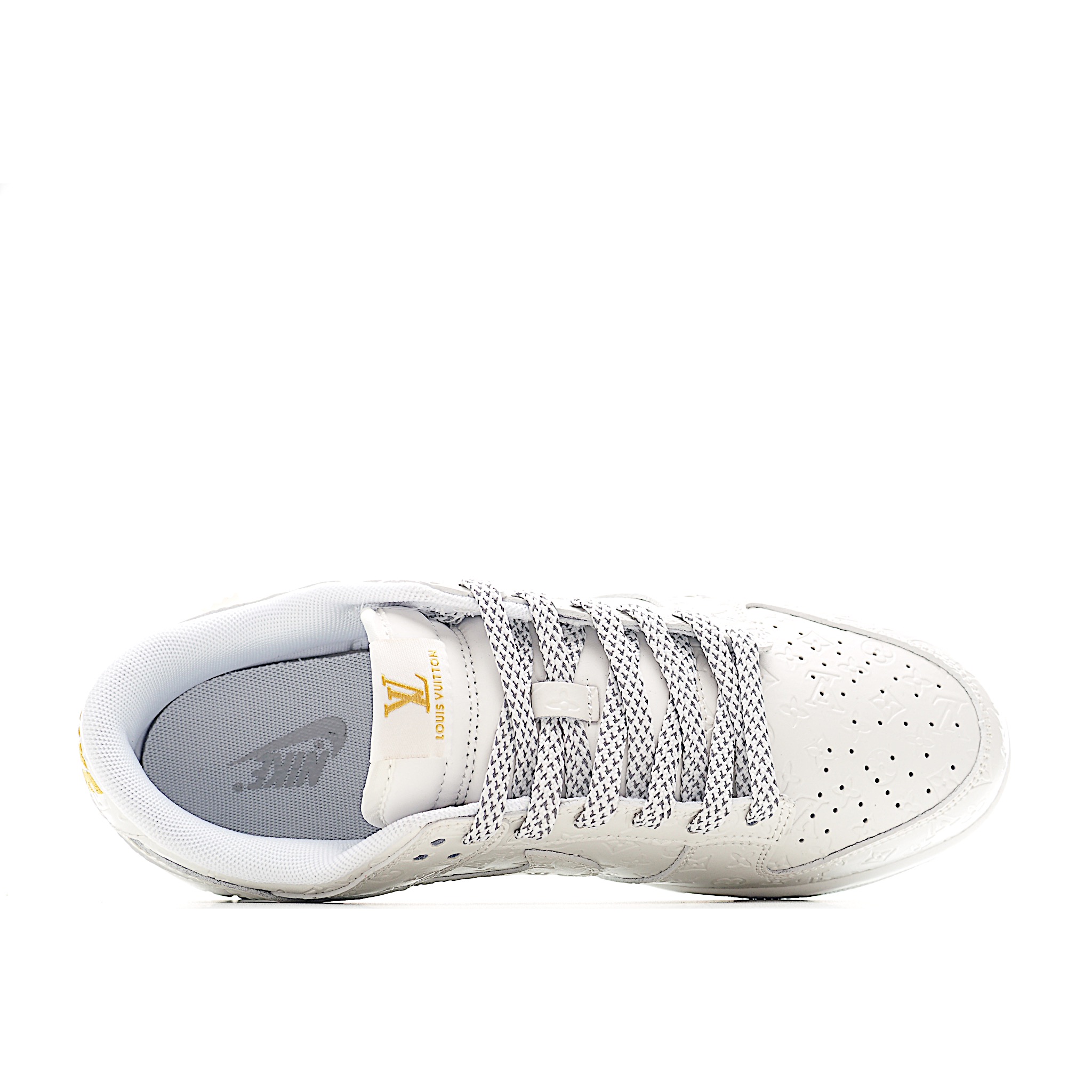 Nike SB Dunk Low LV联名 灰白暗印花 周年高端定制 低帮休闲板鞋 XX3168-140