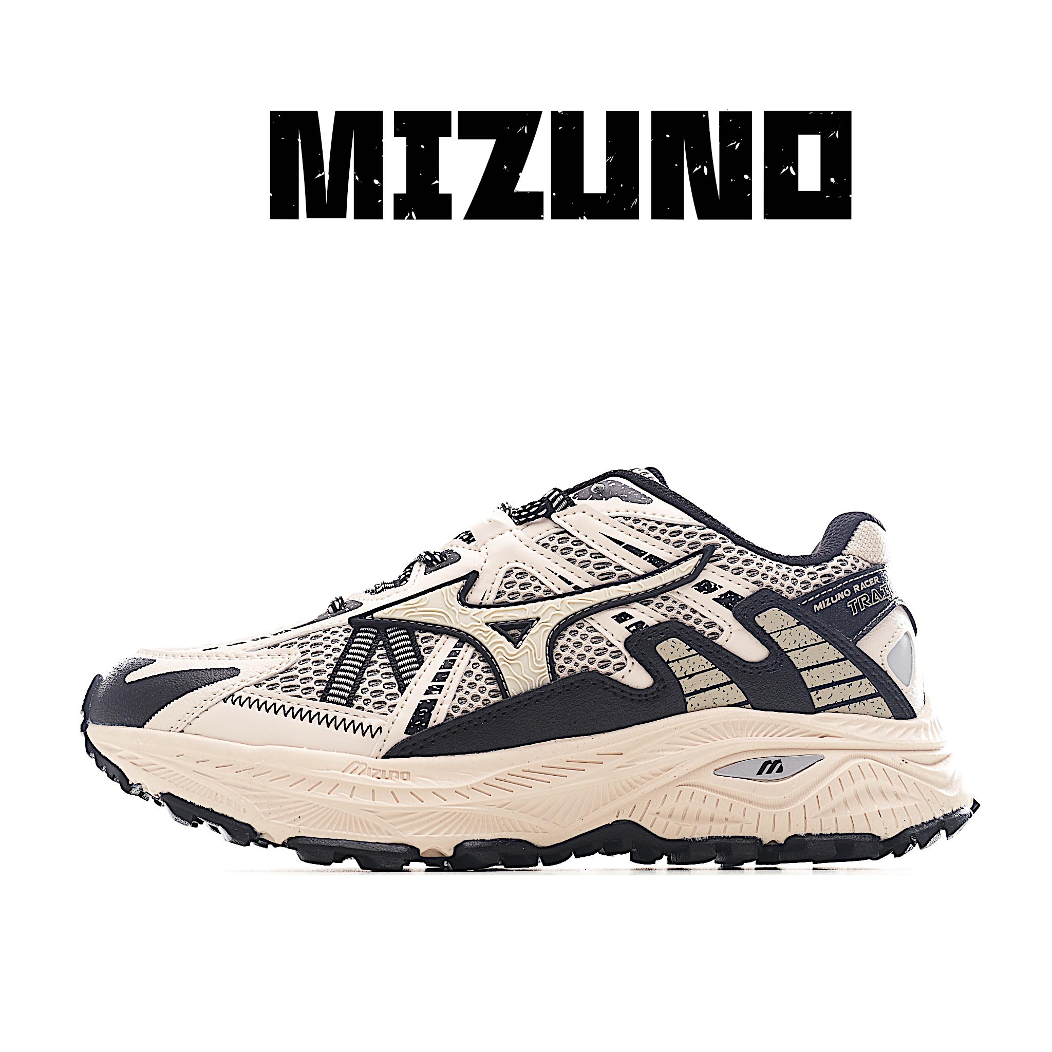 Mizuno 美津浓 Wave Rider Beta 复古时尚休闲舒适减震运动跑步鞋 D1GH223801