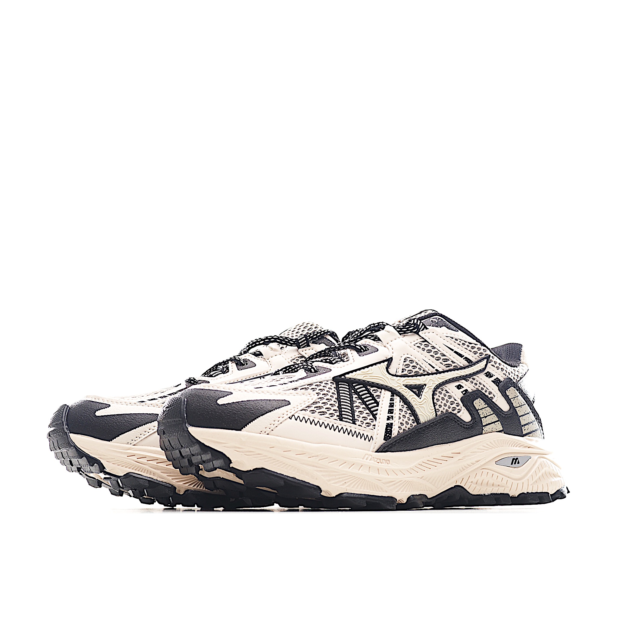 Mizuno 美津浓 Wave Rider Beta 复古时尚休闲舒适减震运动跑步鞋 D1GH223801
