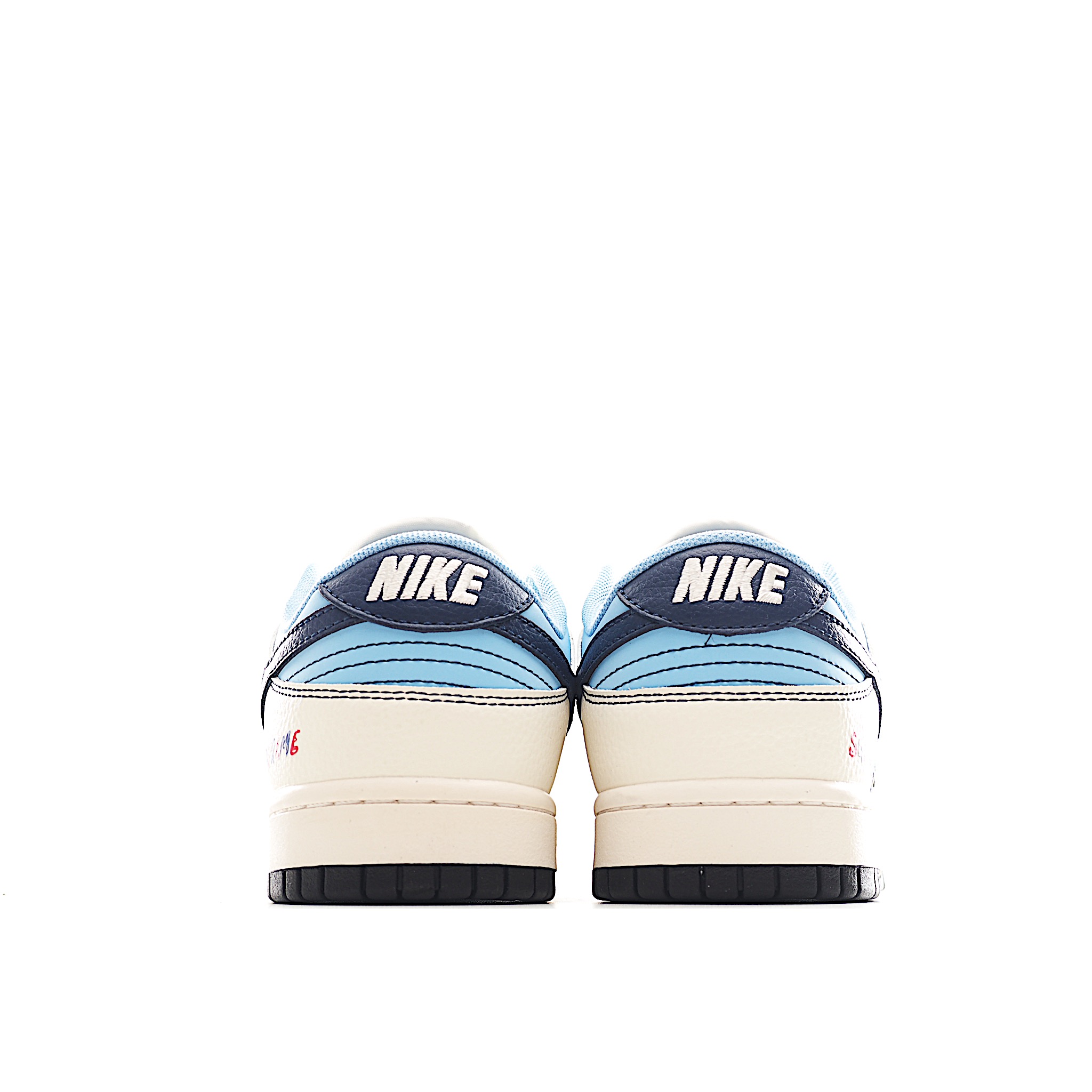 Nike SB Dunk Low Sup系列 米白藏蓝勾 周年高端定制 低帮休闲板鞋 FC1688-224