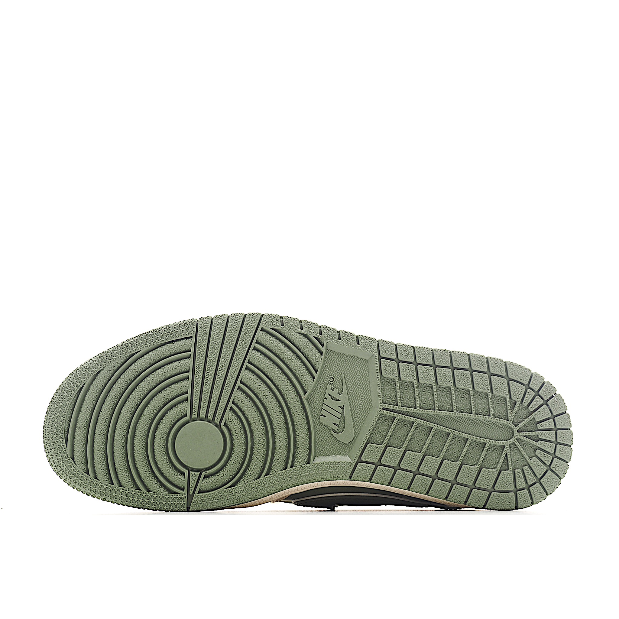Travis Scott x Fragment Design x Air Jordan 1 Low SP AJ1 乔1 MLB联名 米绿网纹勾 低帮文化休闲板鞋 XS2024-017