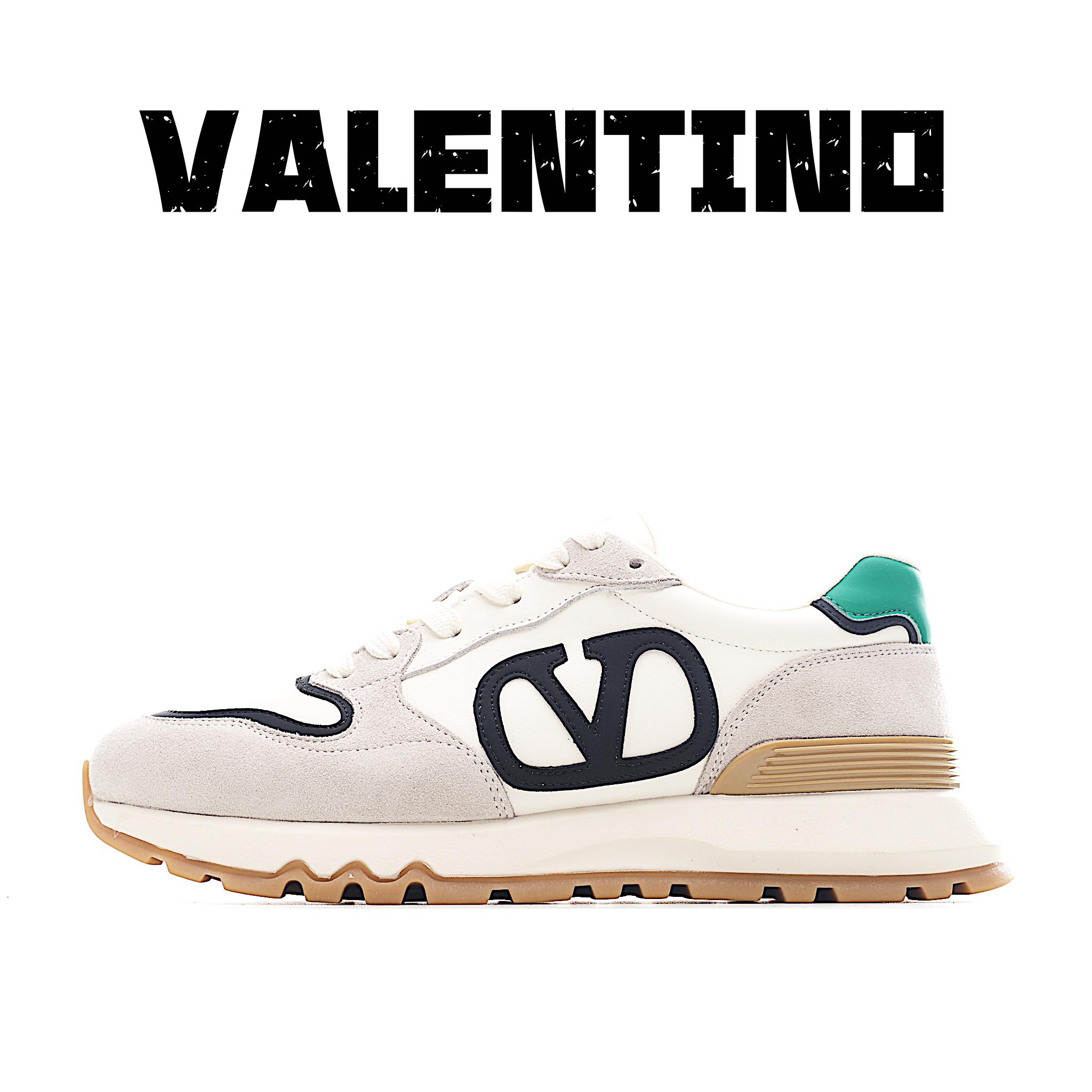 Valentino华伦天奴 舒适系带跑鞋低帮生活休闲运动鞋