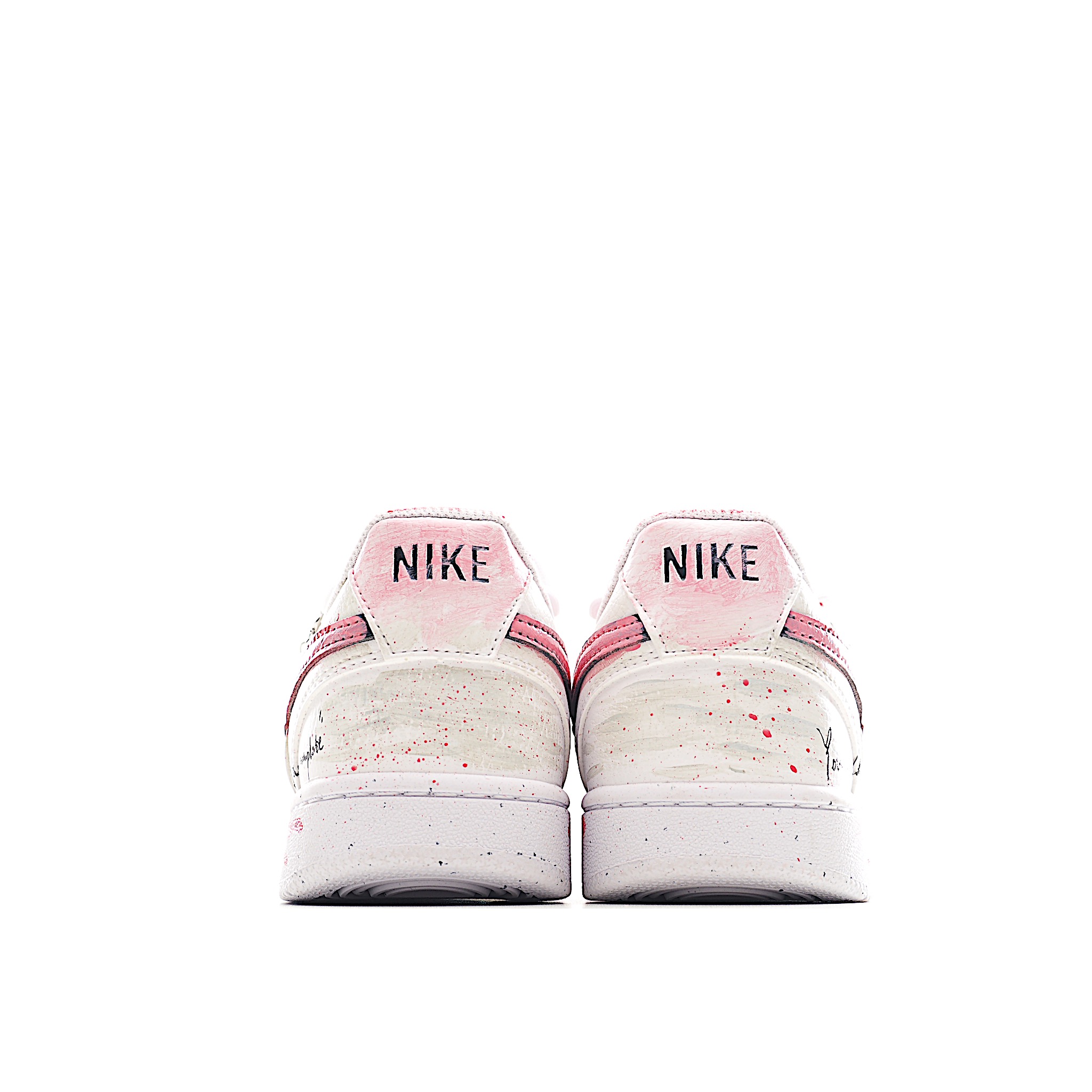 [定制球鞋]Nike Court Vision 1 Low“幸福角” 手绘涂鸦定制板鞋 DH2987-213