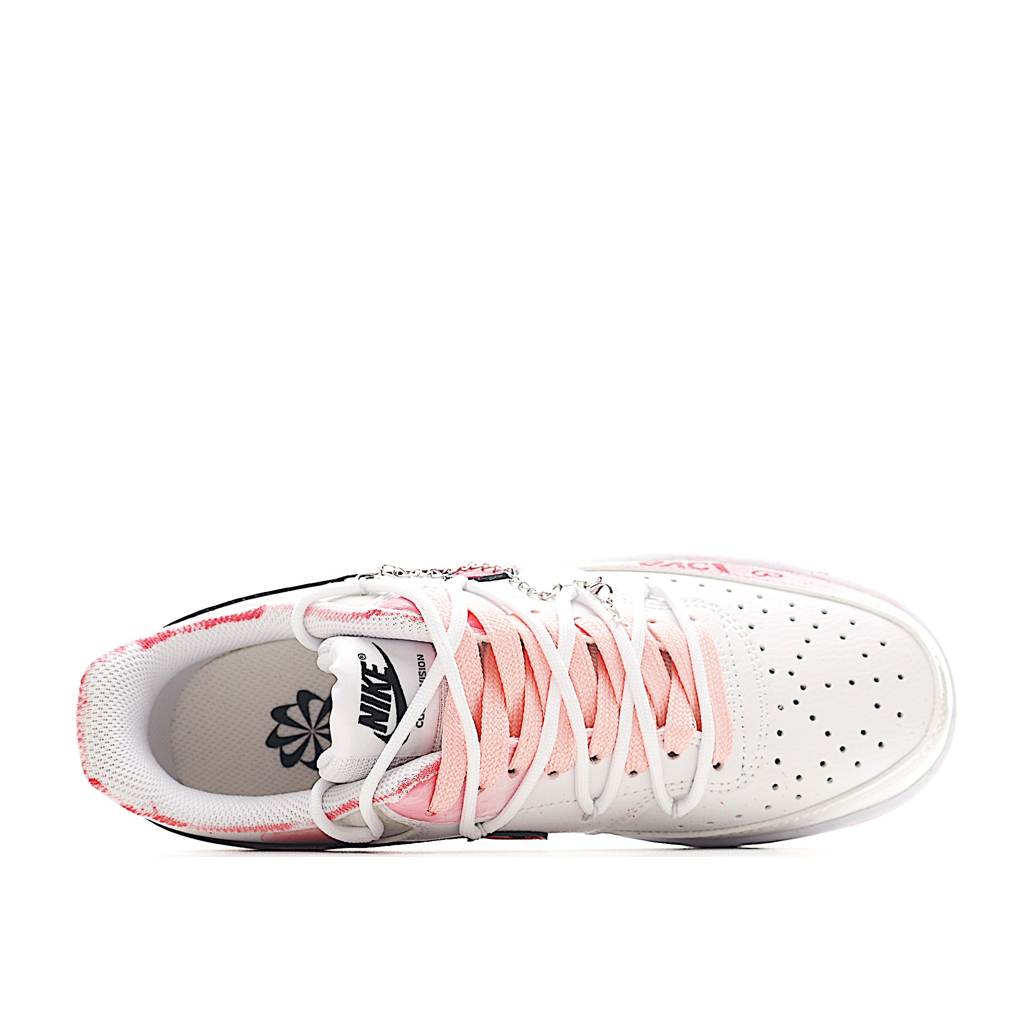 [定制球鞋]Nike Court Vision 1 Low“幸福角” 手绘涂鸦定制板鞋 DH2987-213