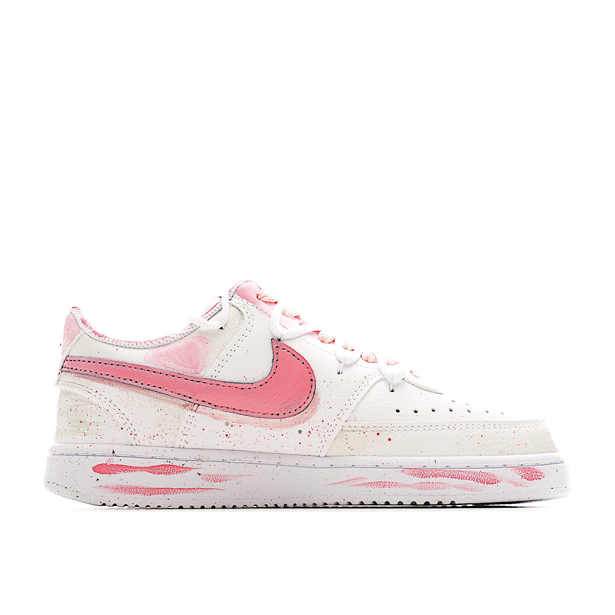 [定制球鞋]Nike Court Vision 1 Low“幸福角” 手绘涂鸦定制板鞋 DH2987-213