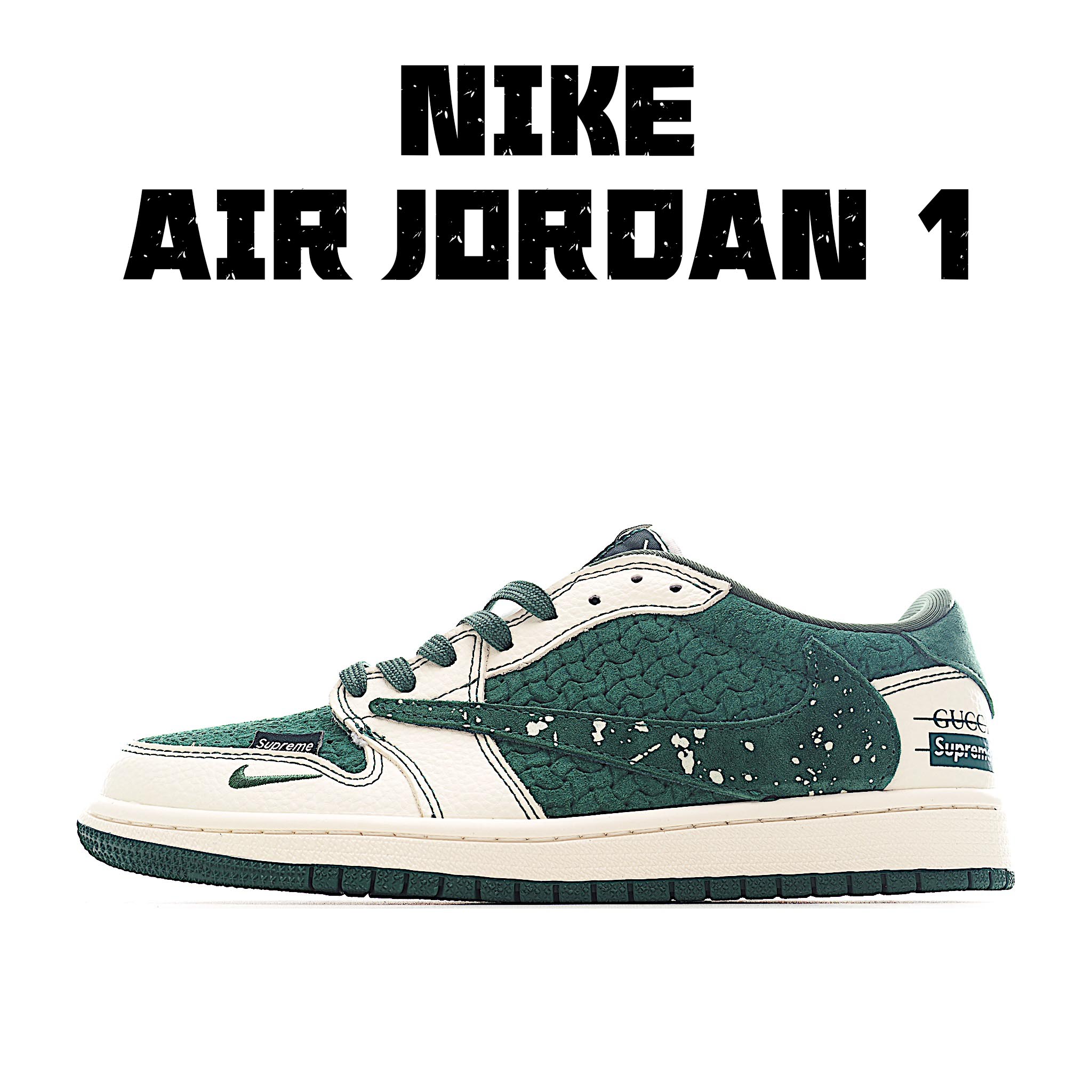 Travis Scott x Fragment Design x Air Jordan 1 Low SP AJ1 乔1 低帮文化休闲板鞋 xs2024-008