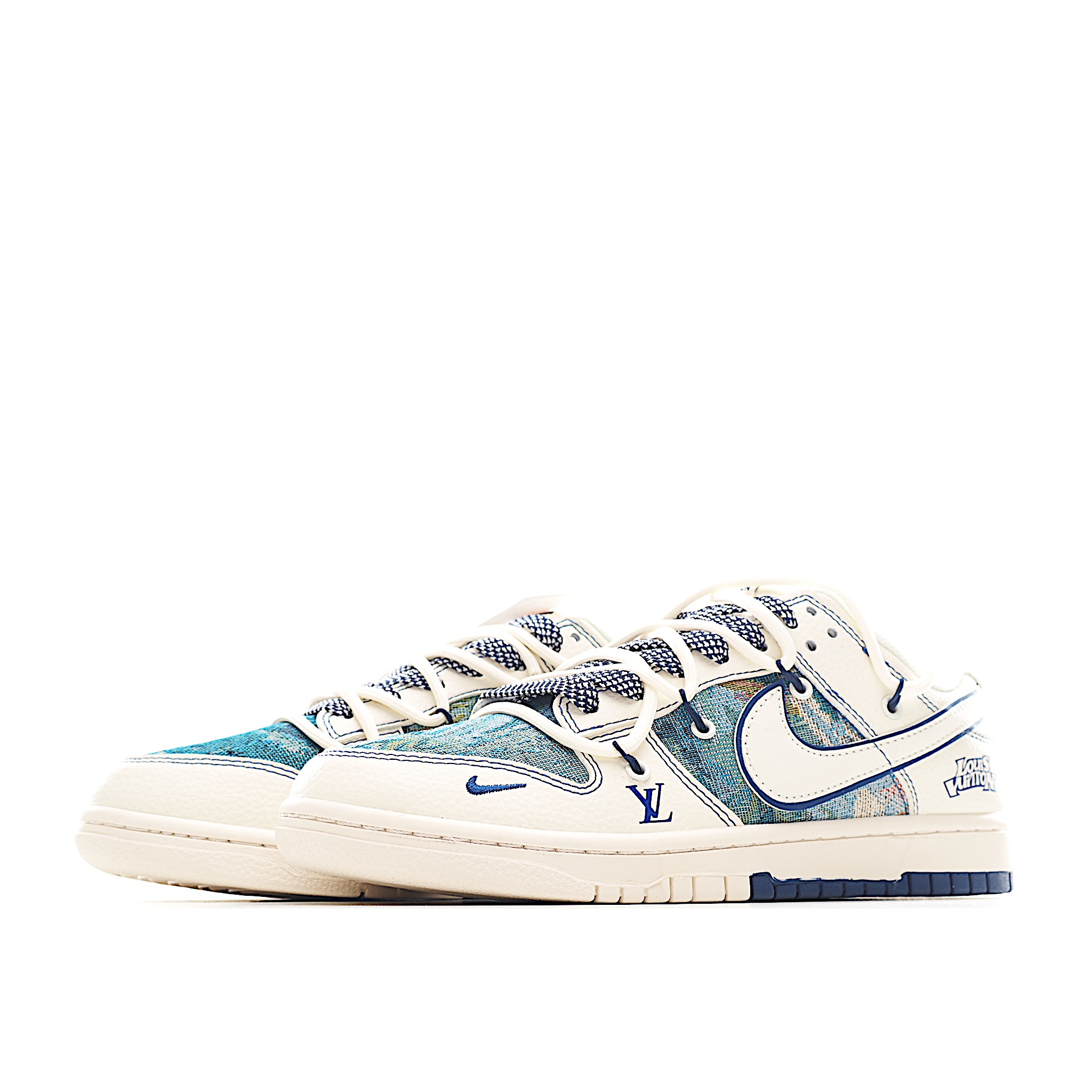 39-4.EP LV x Nike Dunk Low 绑带油画白勾 DM6868-077