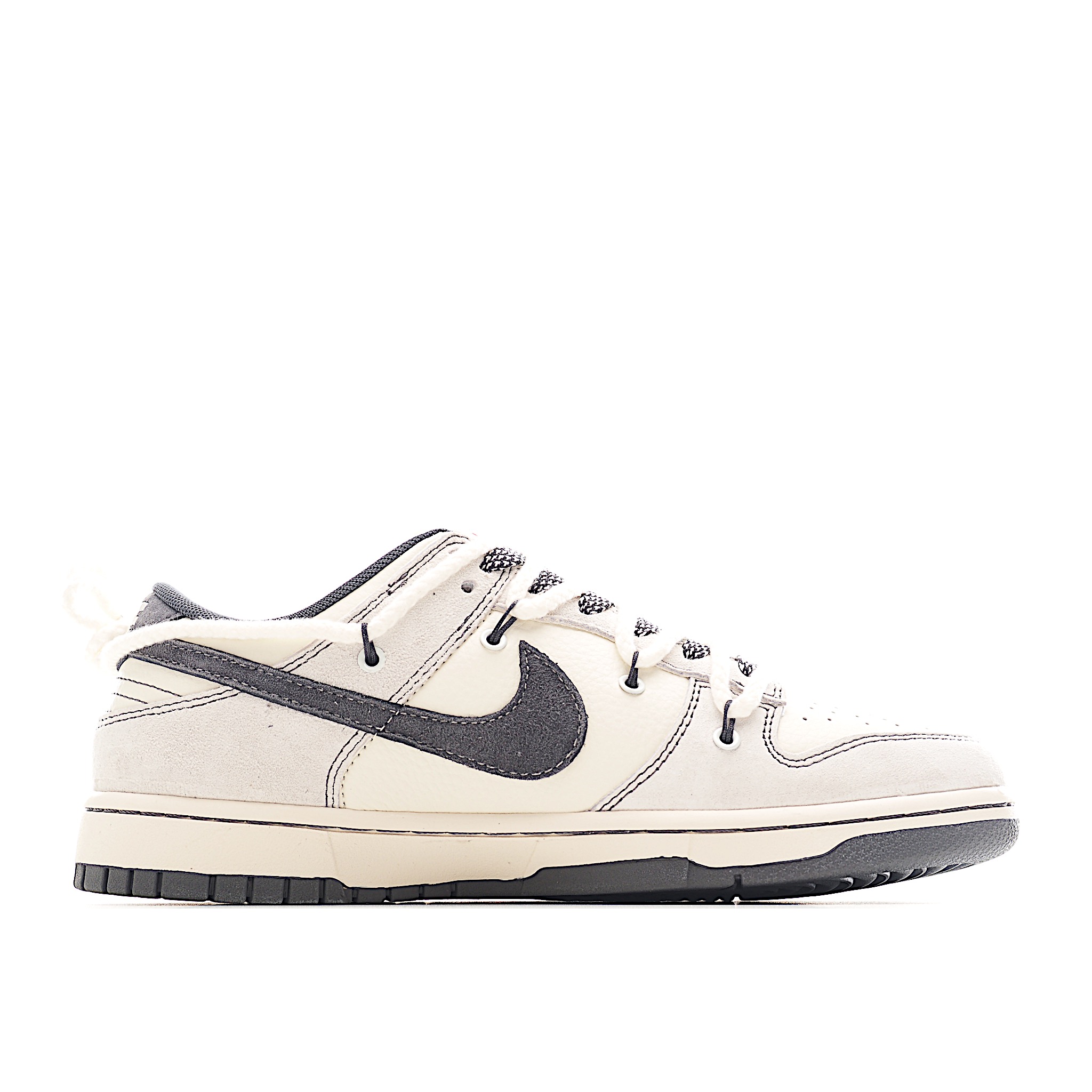 300 39-4.EP Nike SB Dunk Low“SUP系列——绑带猪八灰勾” 周年高端定制 低帮休闲板鞋 YX5066-217