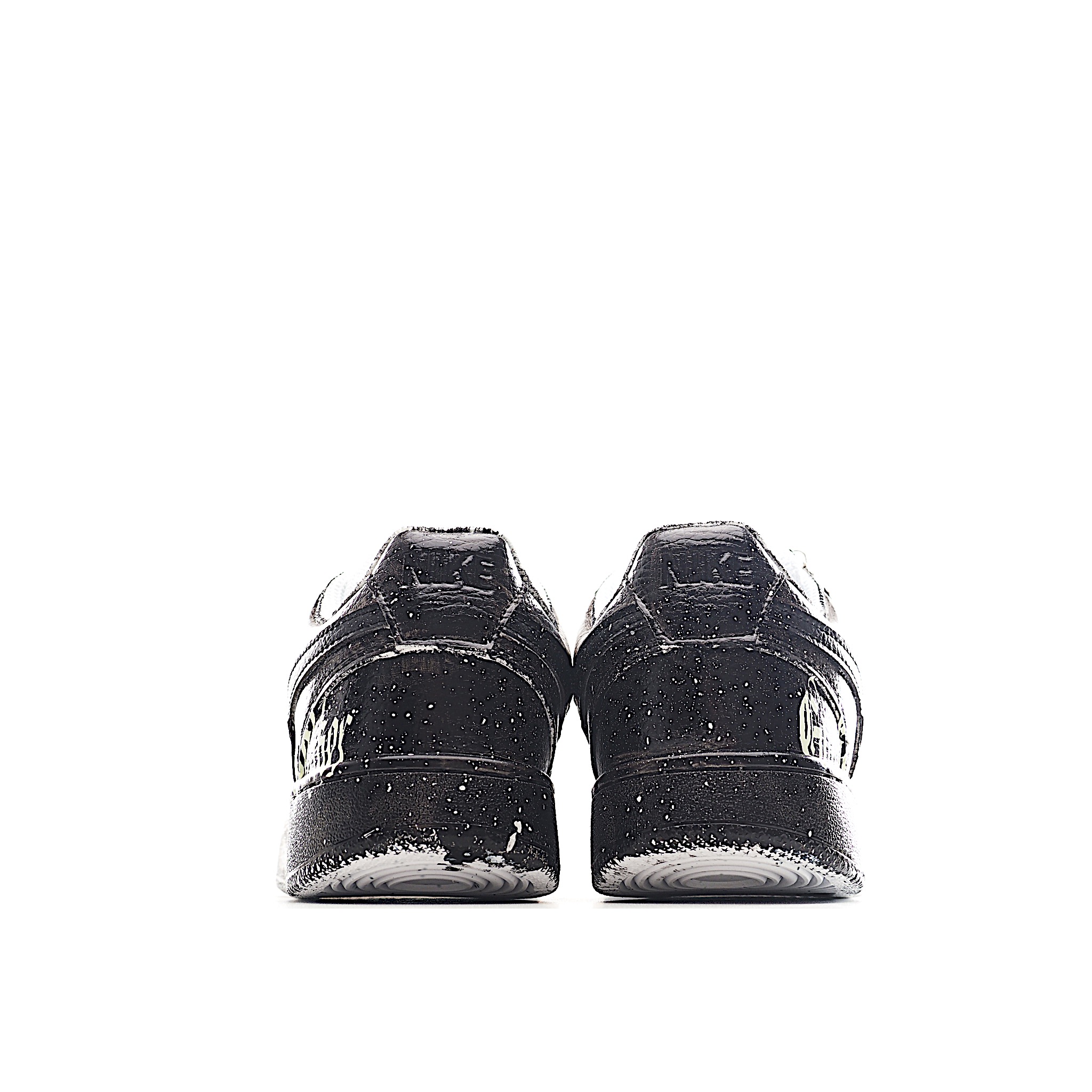 30-3.WY [定制球鞋]Nike Court Vision 1 Low“幻影十字架” 手绘涂鸦定制板鞋 DH2987-099