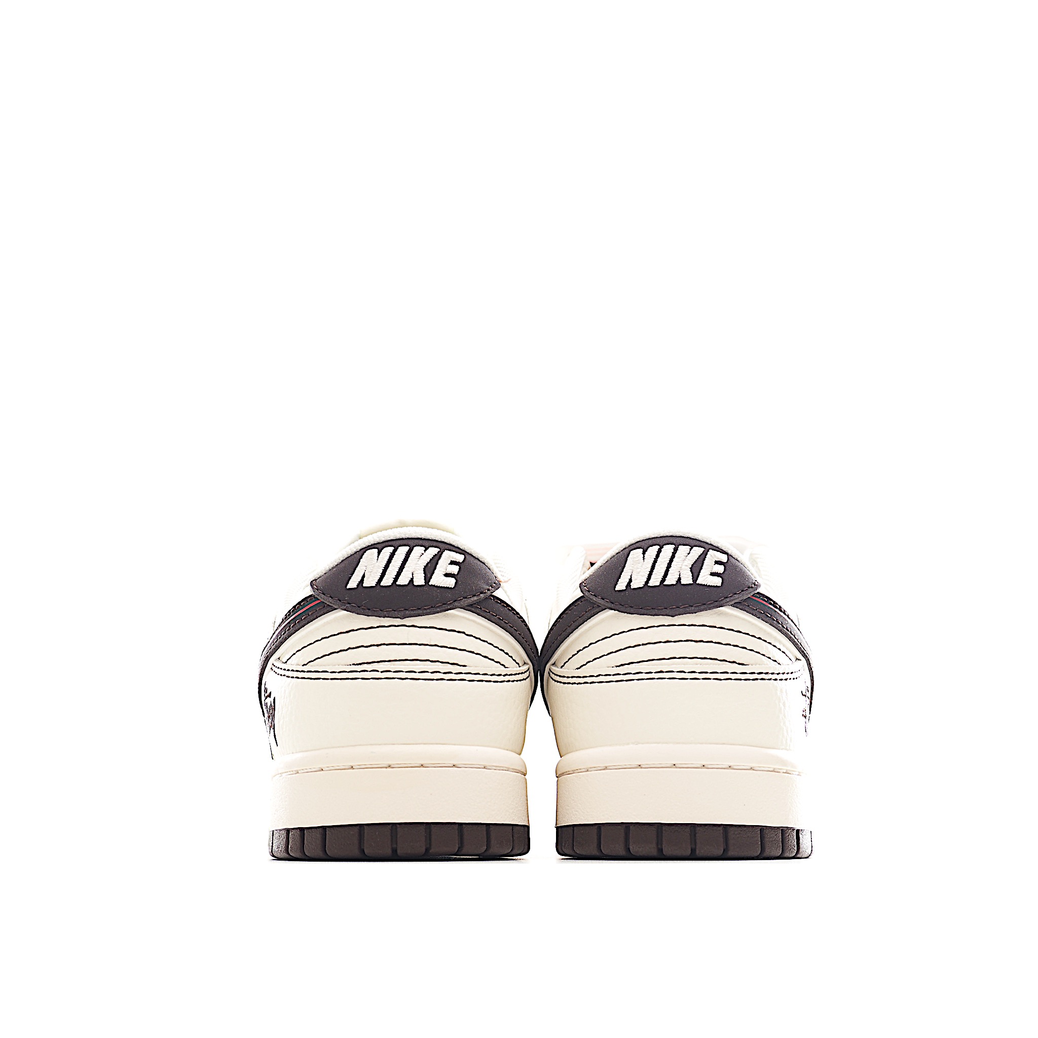 Nike SB Dunk Low 斯图西联名 双拼红线 周年高端定制 低帮休闲板鞋 XS6089-536