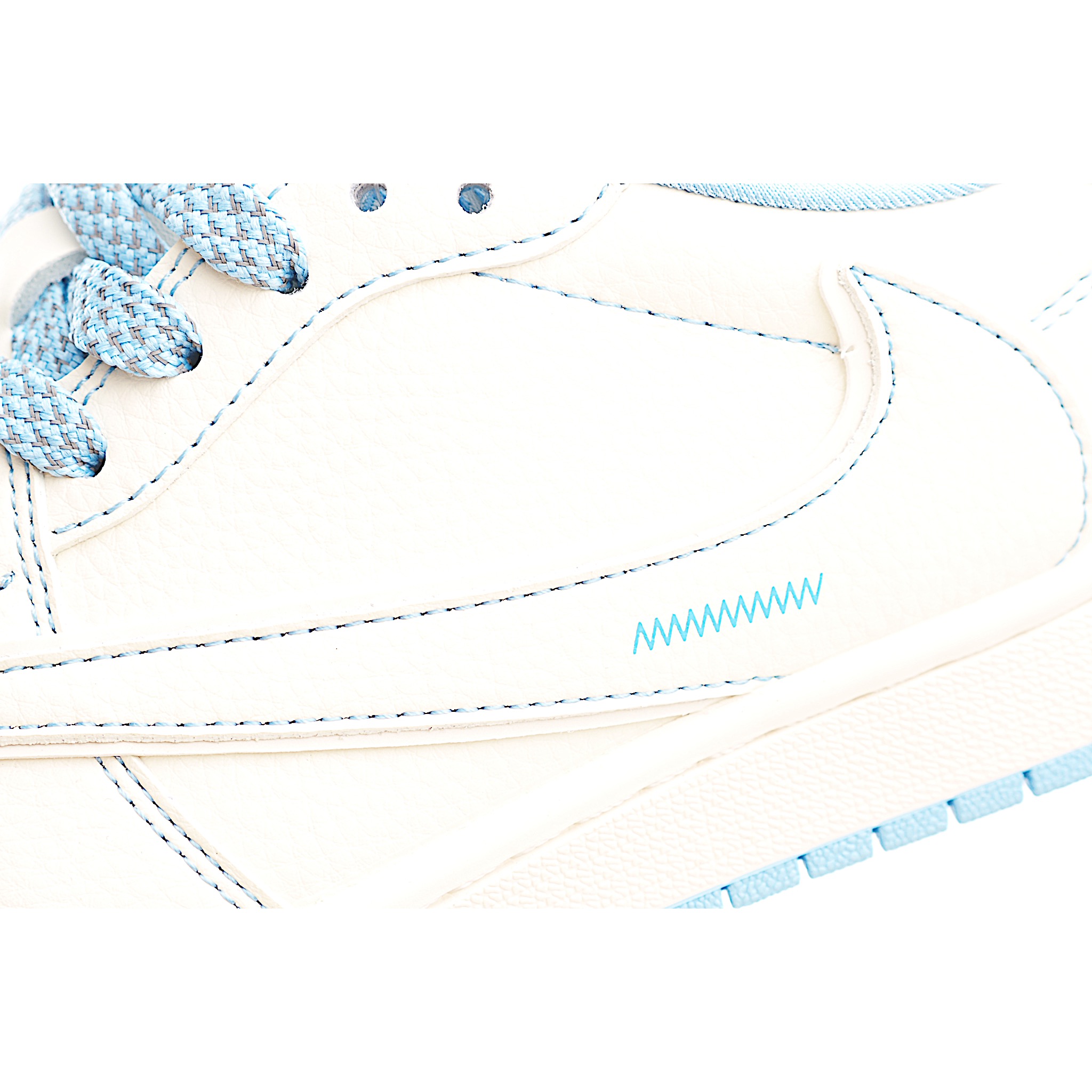 Travis Scott x Fragment Design x Air Jordan 1 Low SP AJ1 乔1 斯图西联名 米蓝火焰 低帮文化休闲板鞋 ZH2598-229