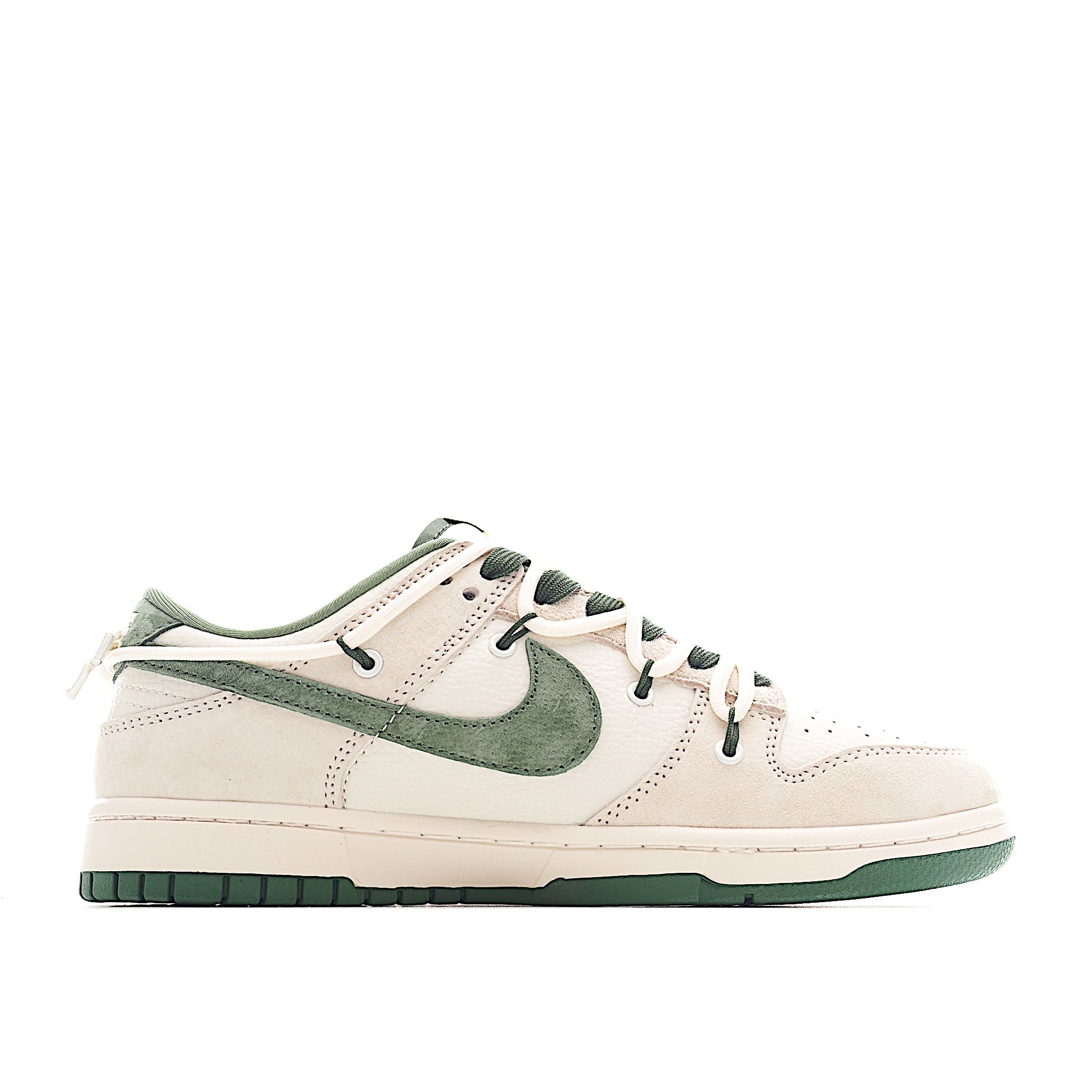 300 Nike SB Dunk Low 斯图西系列 绑带猪八绿勾 周年高端定制 低帮休闲板鞋 DM6868-094