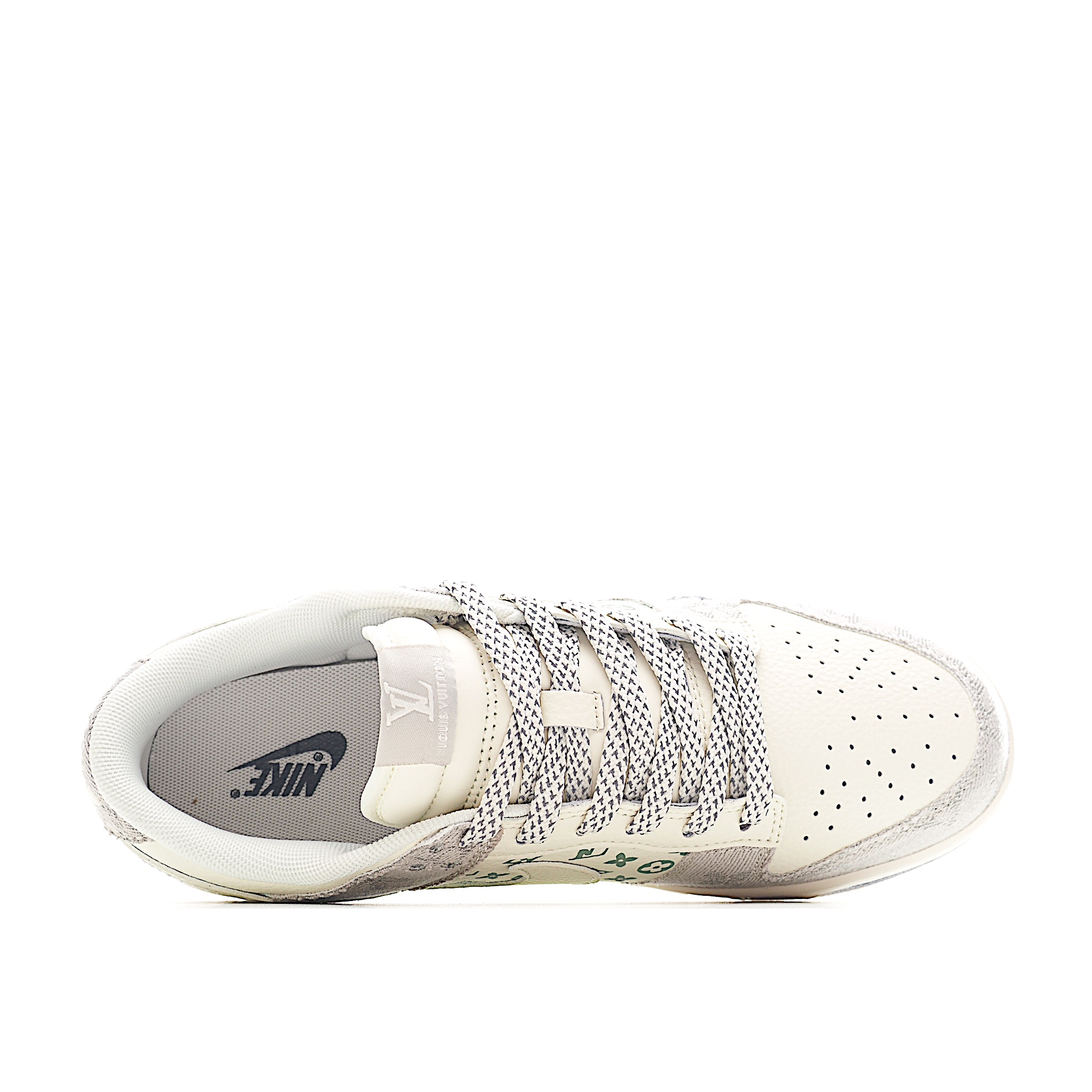 Nike SB Dunk Low LV联名 米灰牛仔布 周年高端定制 低帮休闲板鞋 XX3168-141