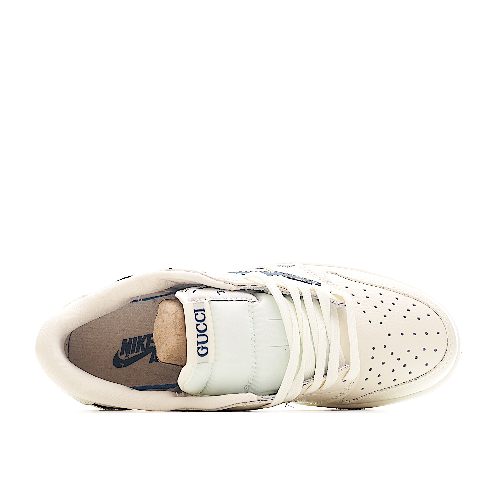 Travis Scott x Fragment Design x Air Jordan 1 Low SP AJ1 乔1 古驰联名 绿红条纹勾 低帮文化休闲板鞋 XS2024-027