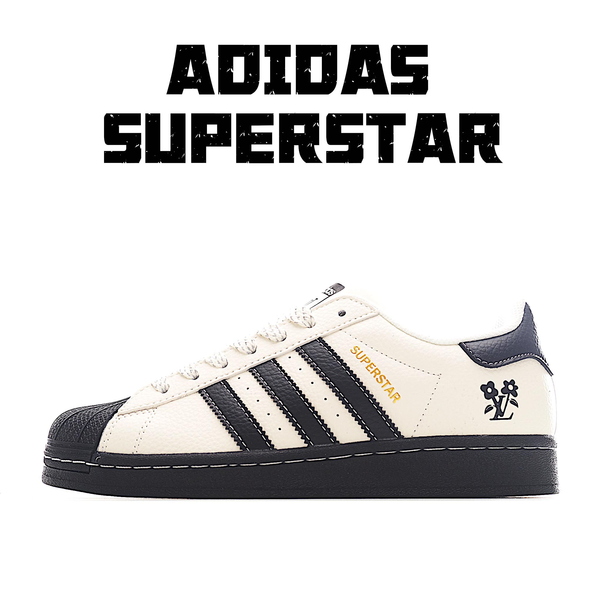AD Originals Superstar x Louis Vuitton 白黑 HD2203
