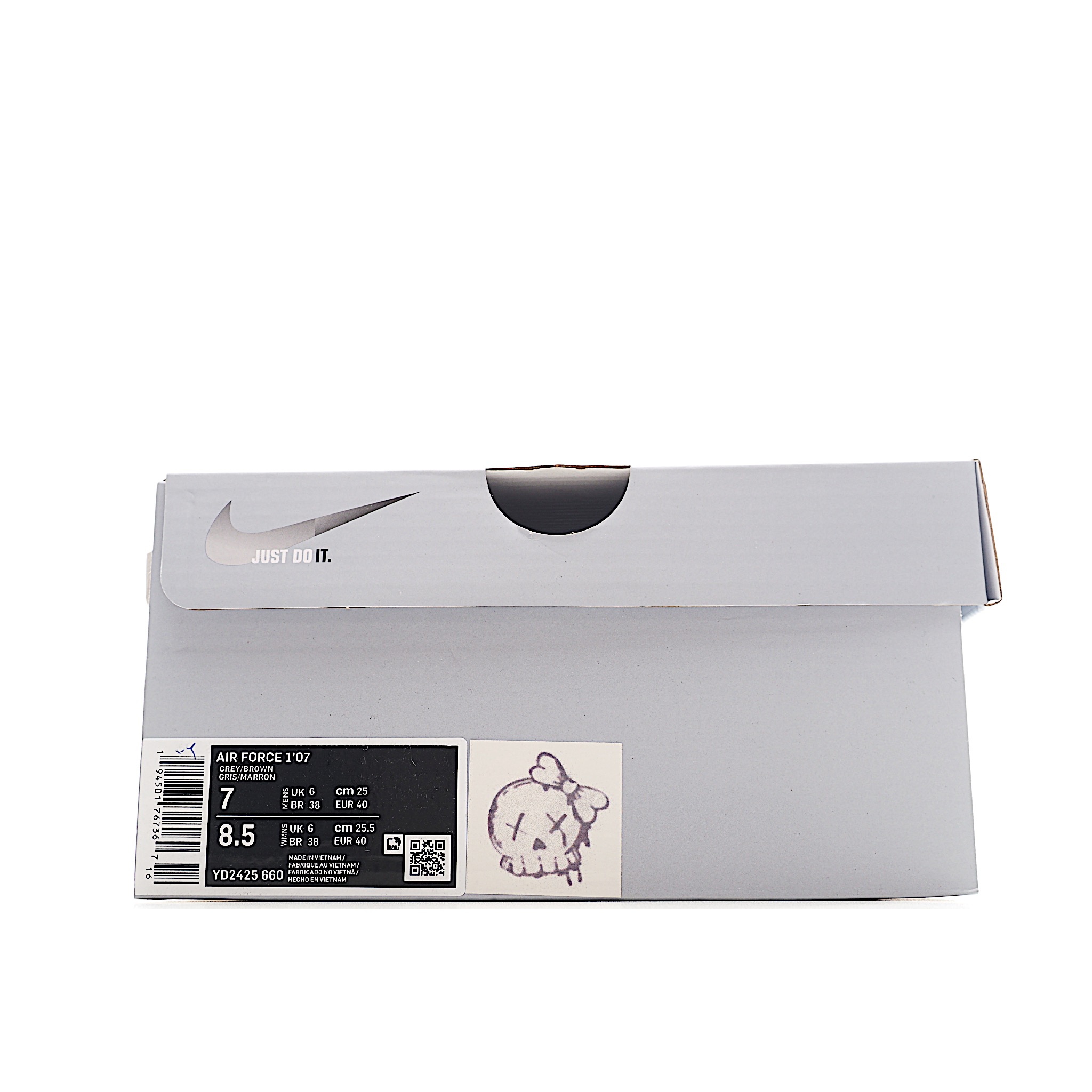 “暗黑骷髅”Nike Air Force 1 “Dark Skull”空军一号定制低帮板鞋 YD2425-660