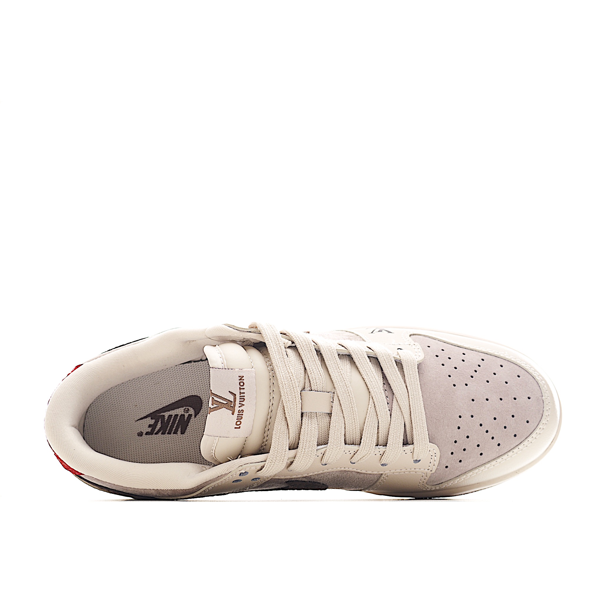 Nike SB Dunk Low LV联名 红尾巧克力 周年高端定制 低帮休闲板鞋 XX3168-123