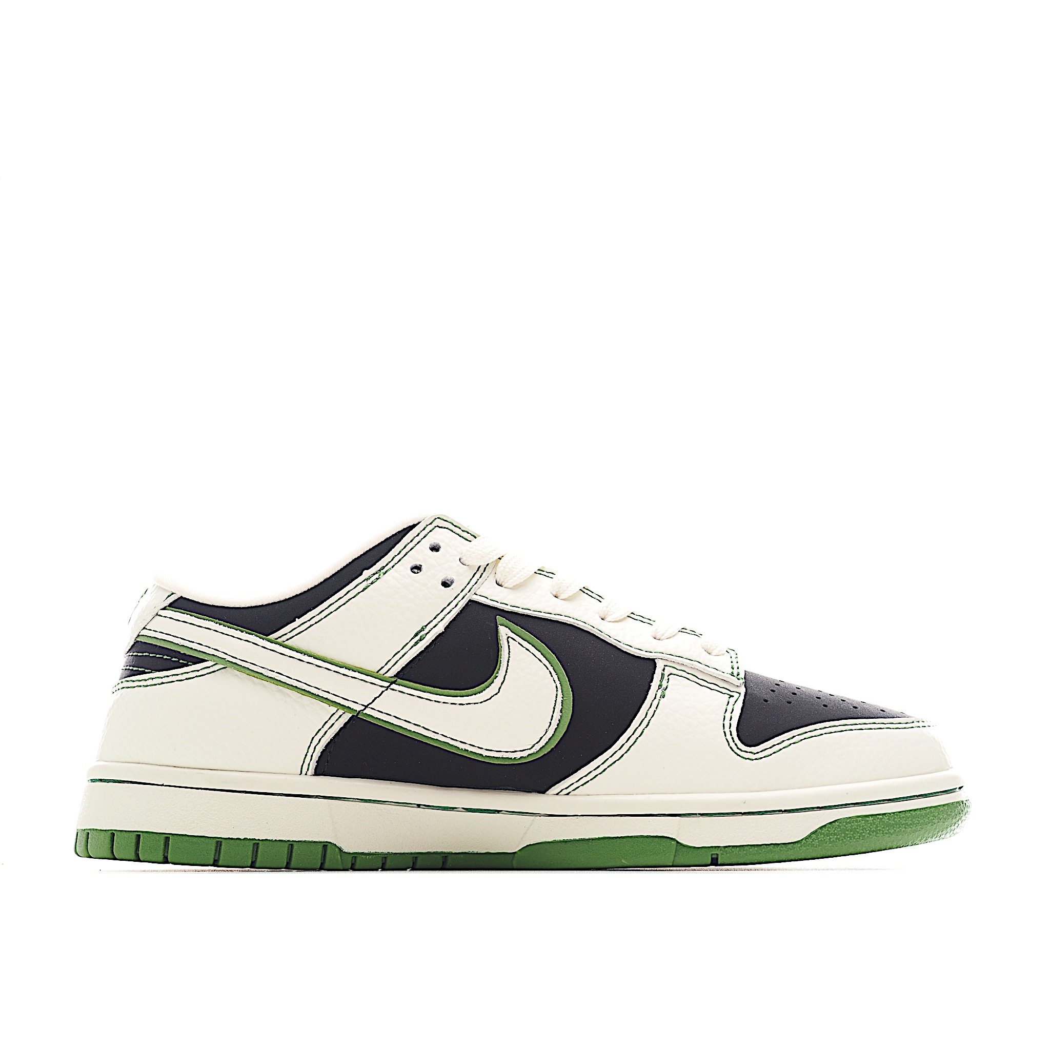 Nike SB Dunk Low 北面联名 奶白黑绿 周年高端定制 低帮休闲板鞋 SC9207-405