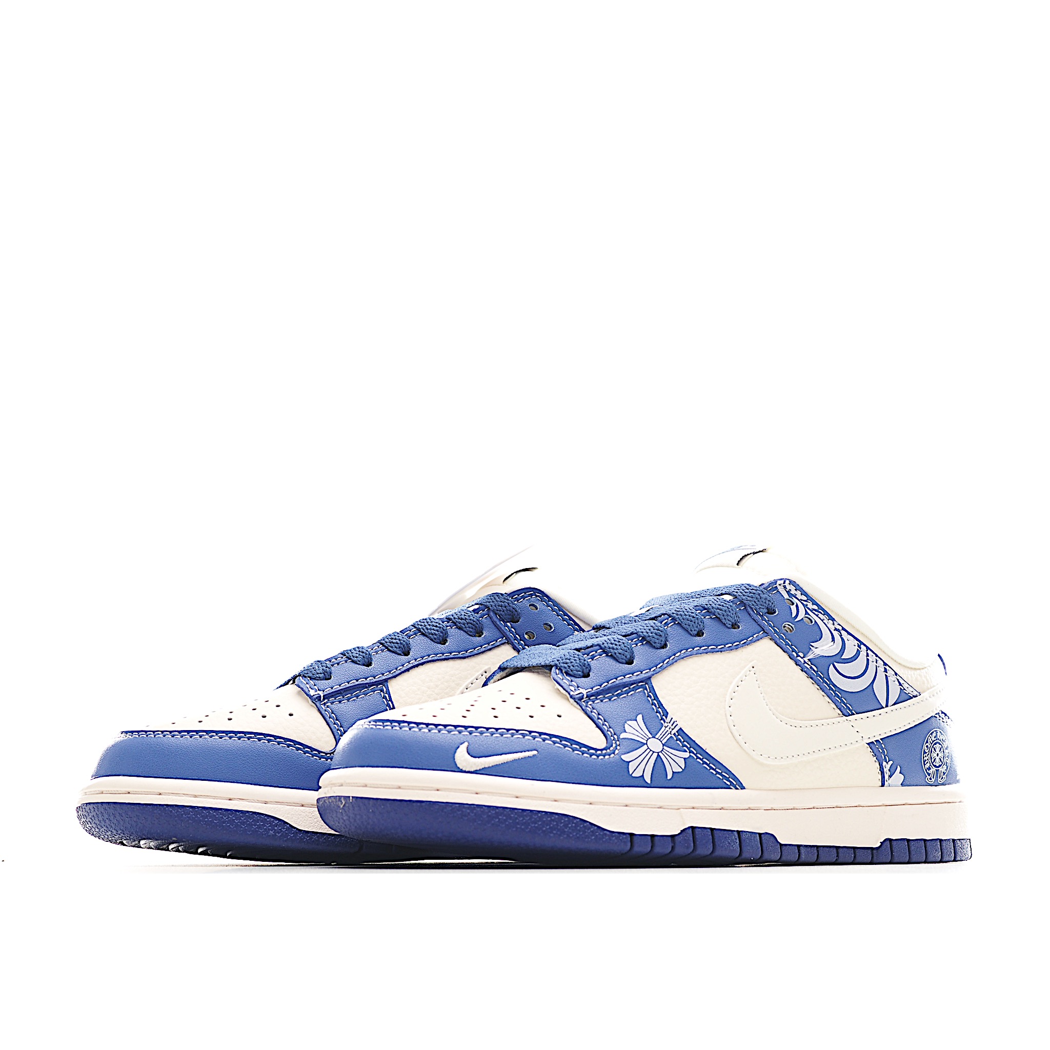 Nike SB Dunk Low 克罗心系列 马蹄印花白勾 周年高端定制 低帮休闲板鞋 KK1333-038