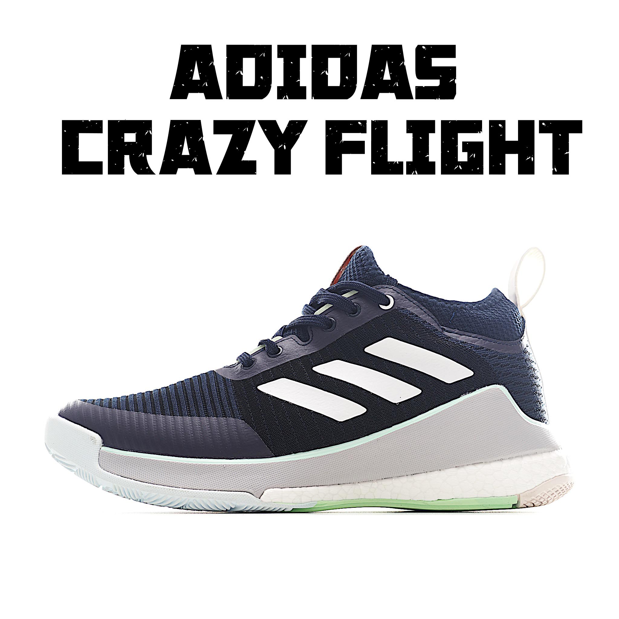 ADIDAS CRAZYFLIGHT MID运动鞋记忆回弹BOOST真爆大底 运动排球鞋 IG3971