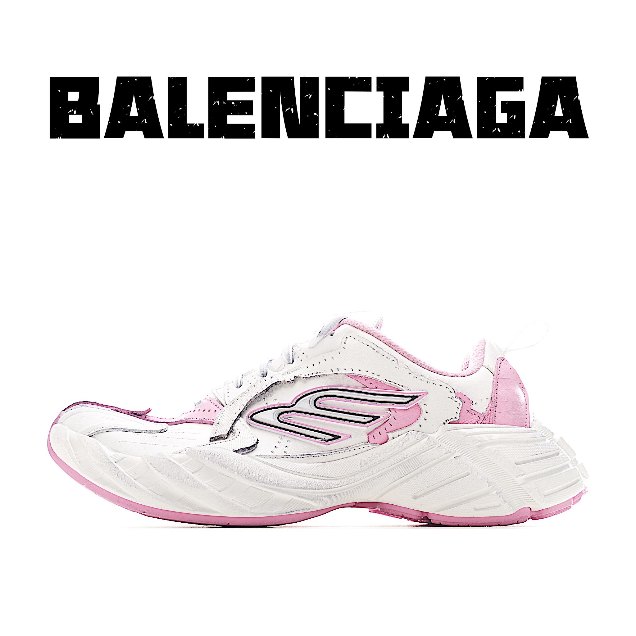巴黎世家BALENCIAGA Circuit Sneakers 环道系列低帮复古阔型底姥爹风潮流百搭休闲慢跑鞋 825417 WDTSC 5191
