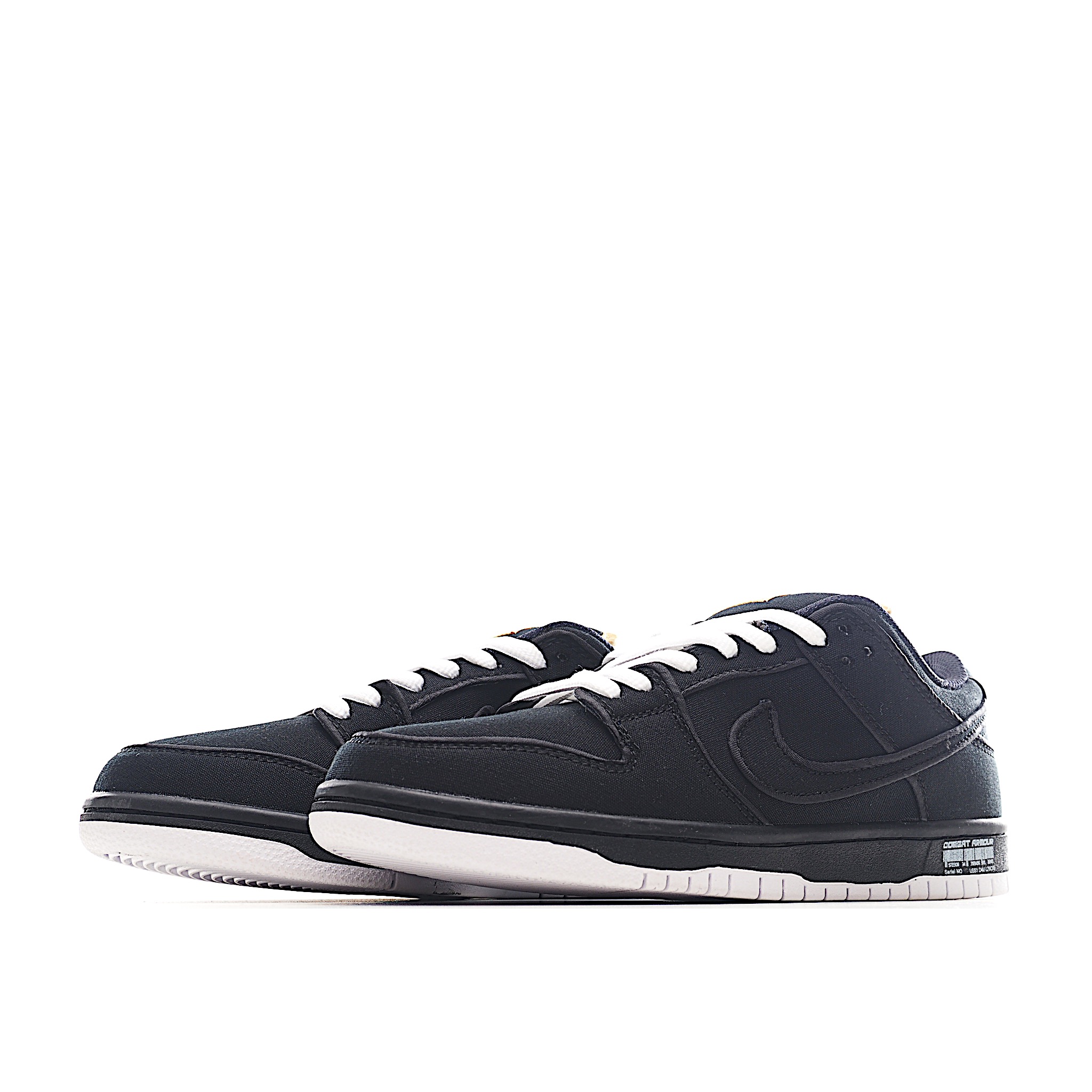 Nike SB Dunk Low 黑色帆布 解构抽绳鞋带 FN5880-001