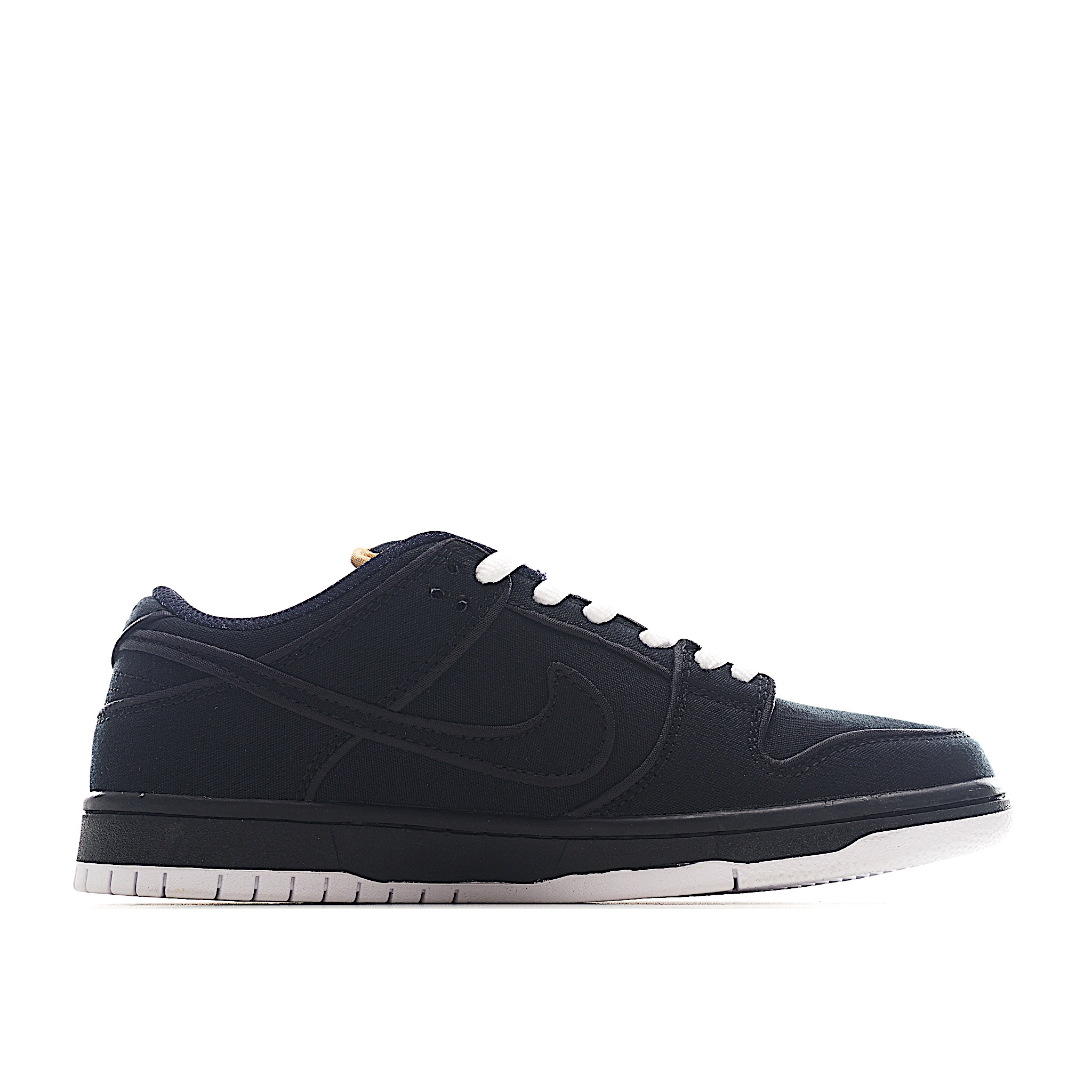 Nike SB Dunk Low 黑色帆布 解构抽绳鞋带 FN5880-001
