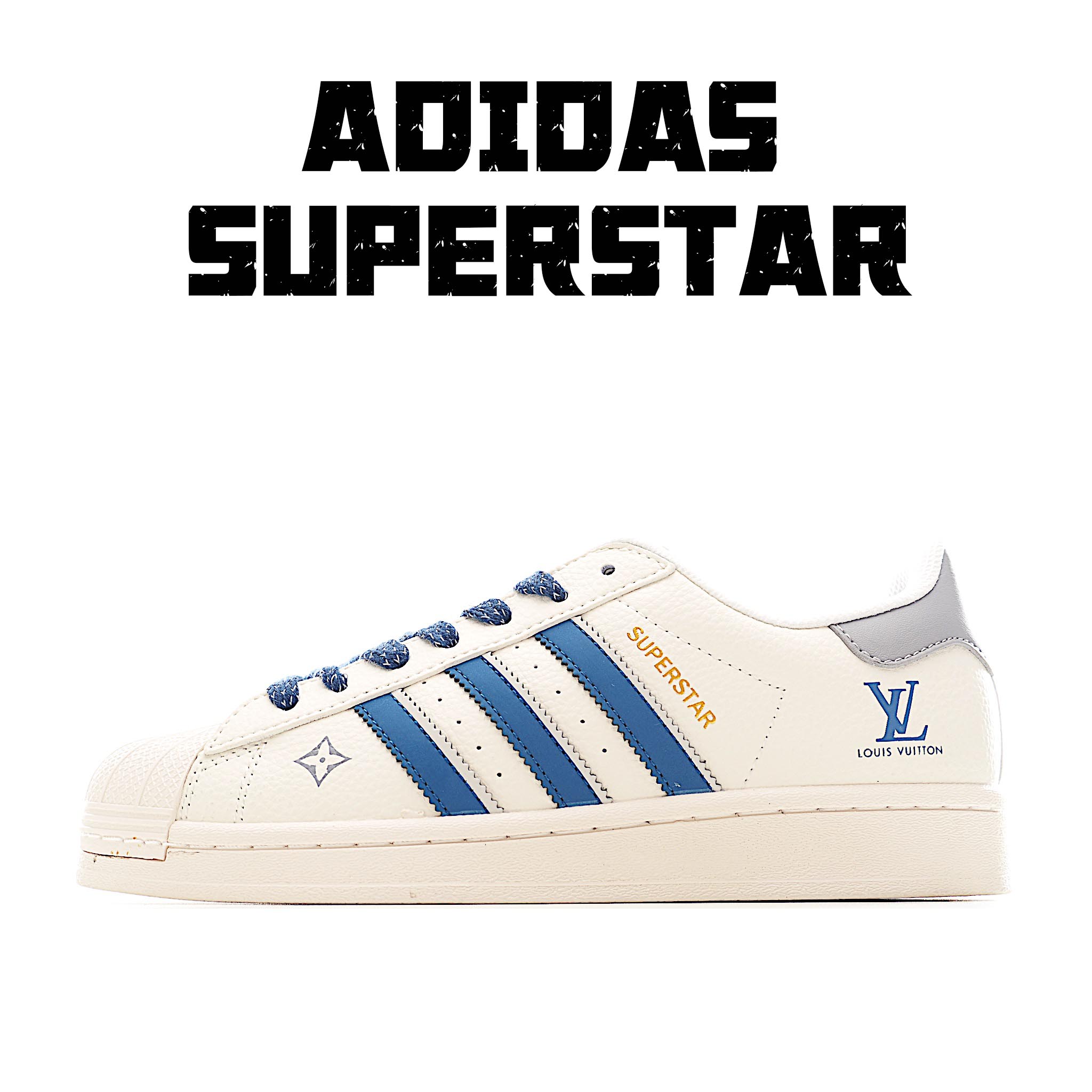240 adidas team court LV联名款 贝壳头 浮夸的日韩版面与鞋底 颜值爆棚 开学季不撞鞋 SD6806