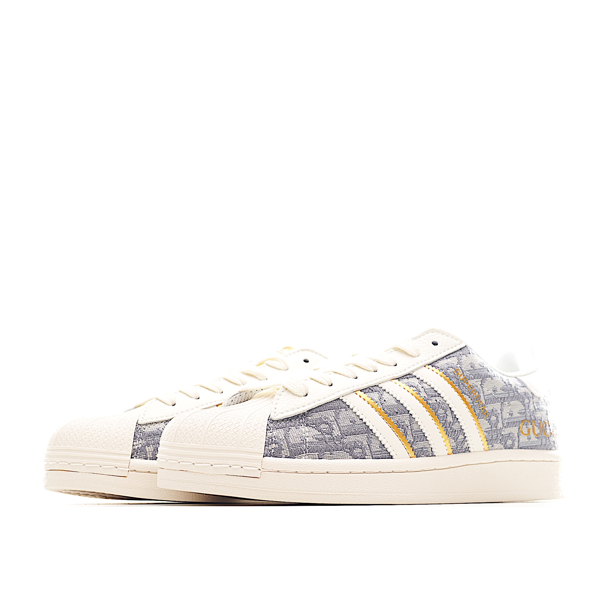 AD Originals Superstar x 古驰 x 迪奥联名款 白灰 JY8906