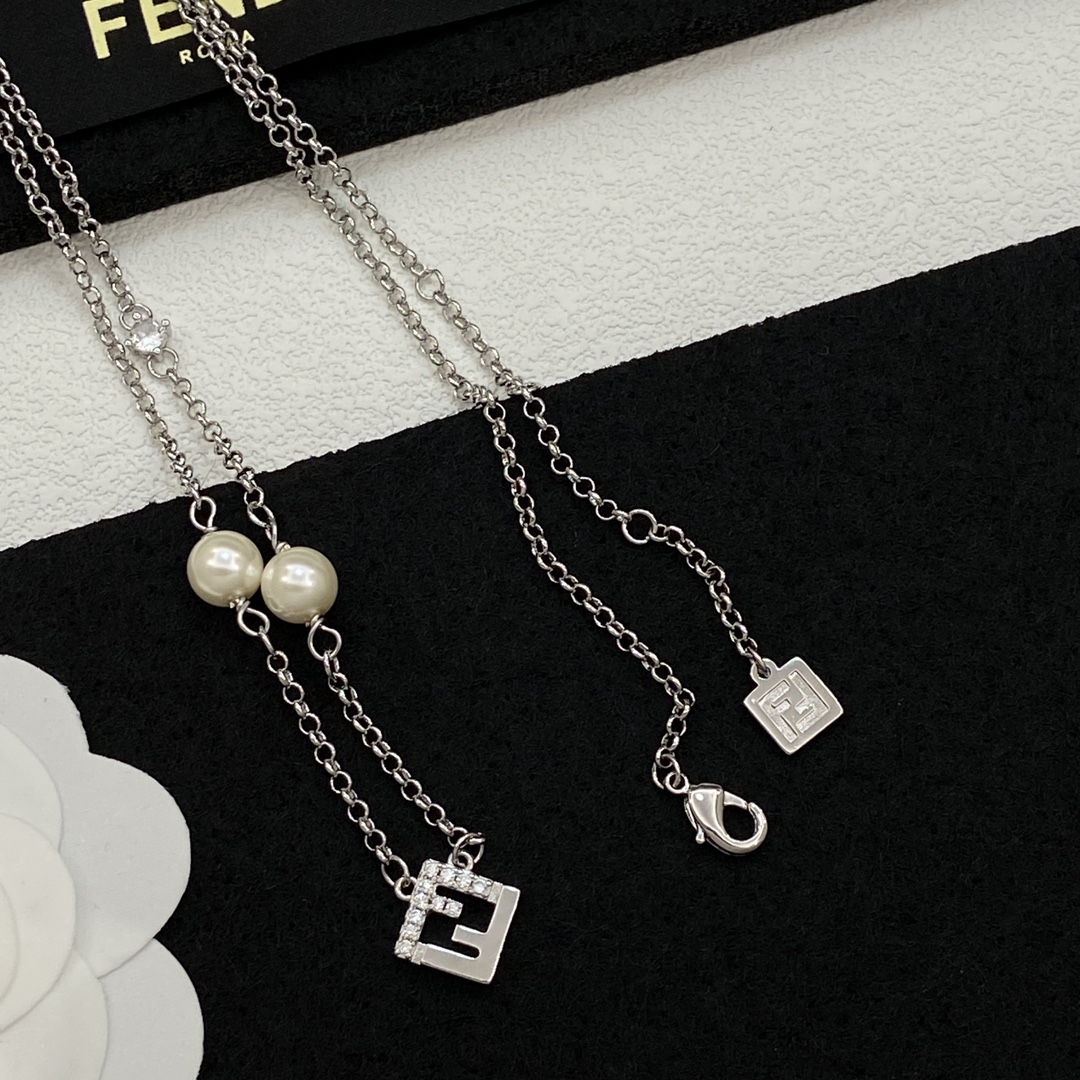 Fendi Haute Couture Haute Couture Fine Jewelry Necklace Bracelet Ring 3