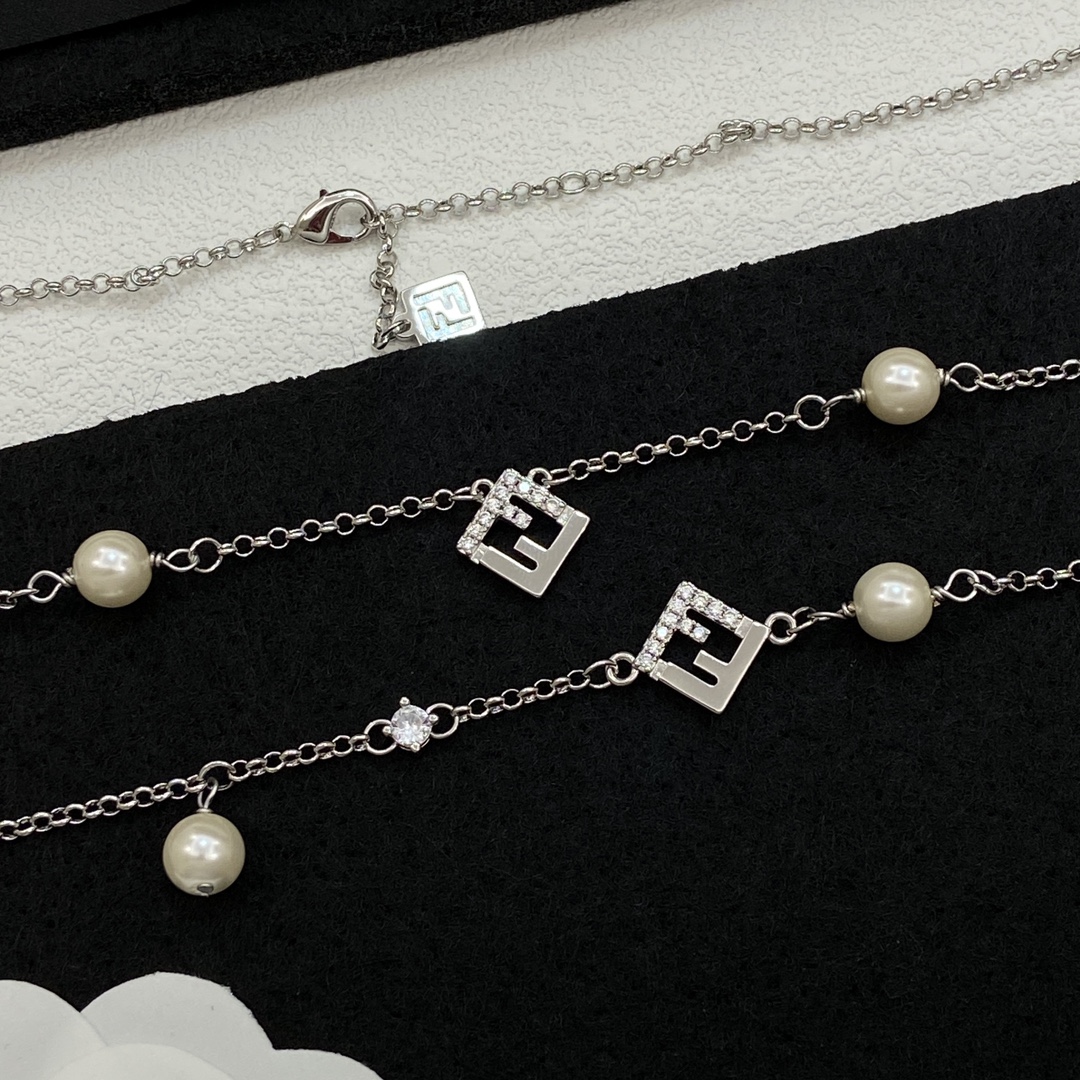Fendi Haute Couture Haute Couture Fine Jewelry Necklace Bracelet Ring 2