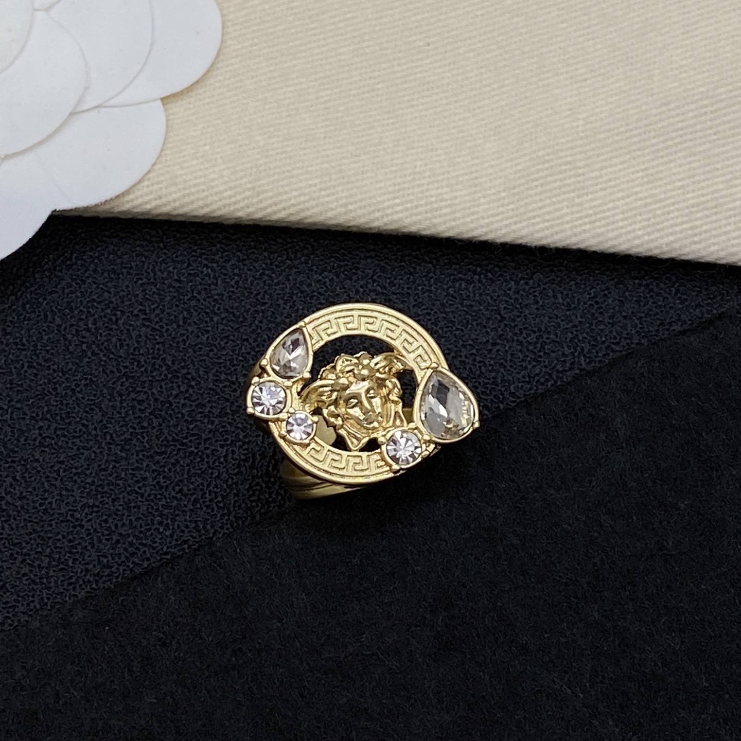 Versace Haute Joaillerie Fine Jewelry Earrings Necklace Ring