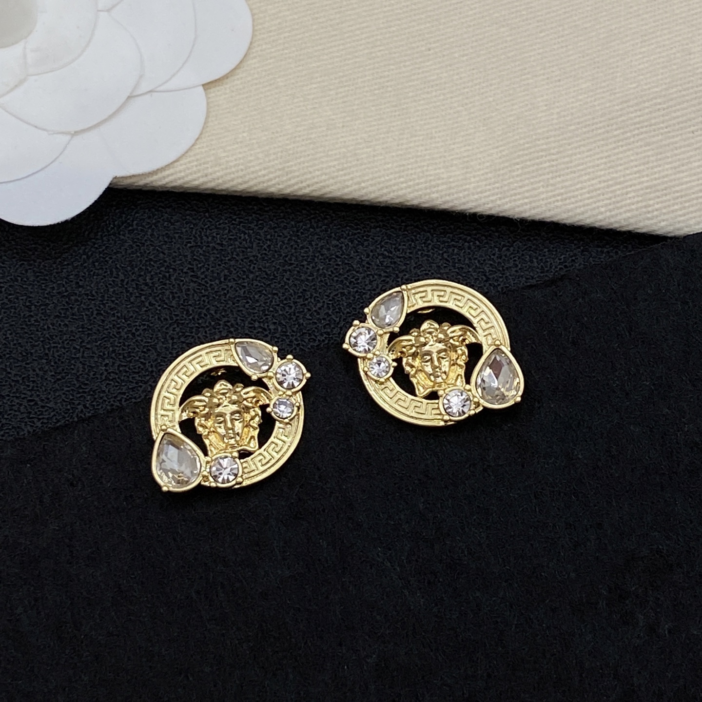 Versace Haute Joaillerie Fine Jewelry Earrings Necklace Ring