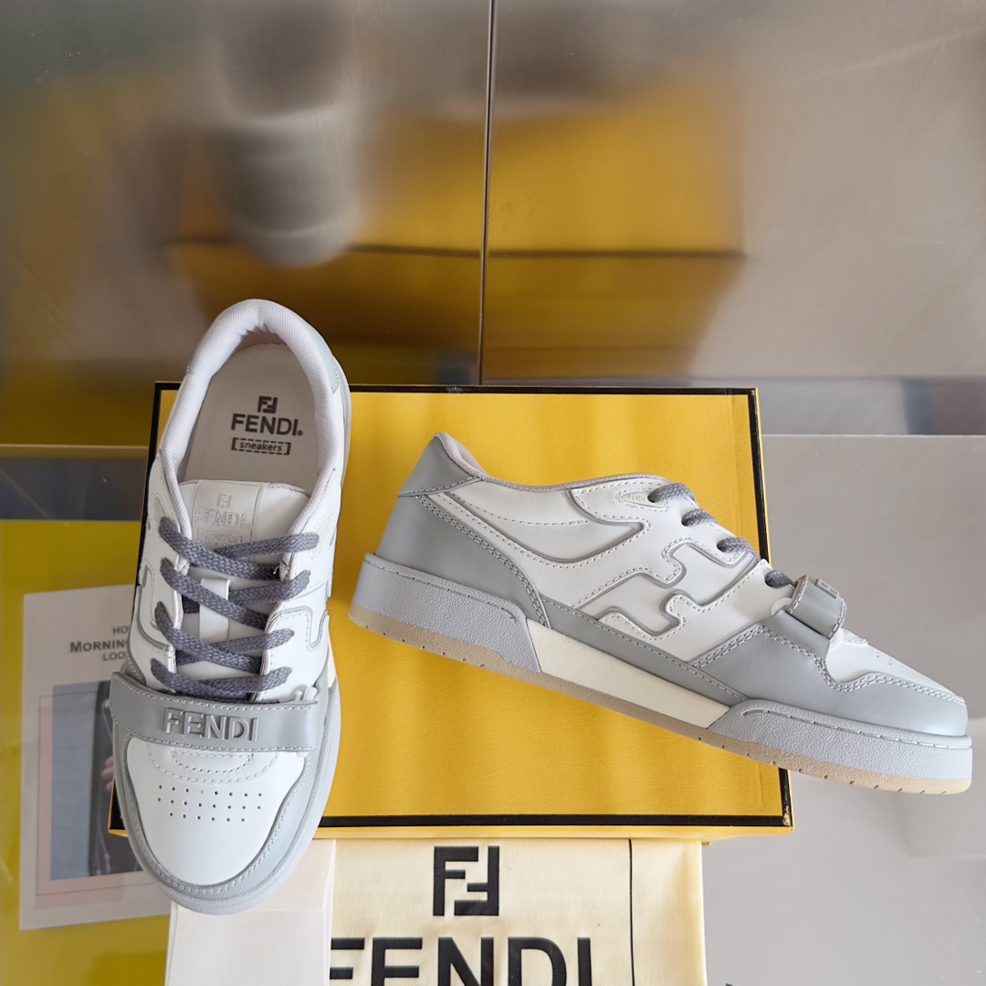 Fendi Fendi芬迪match系列 魔术贴 休闲 运动鞋 板鞋