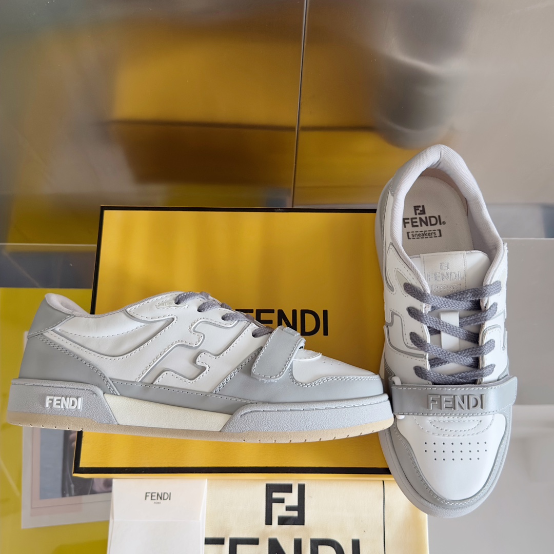 Fendi Fendi芬迪match系列 魔术贴 休闲 运动鞋 板鞋