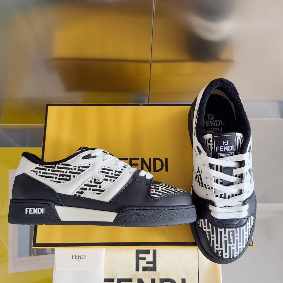 Fendi Fendi芬迪match系列 魔术贴 休闲 运动鞋 板鞋