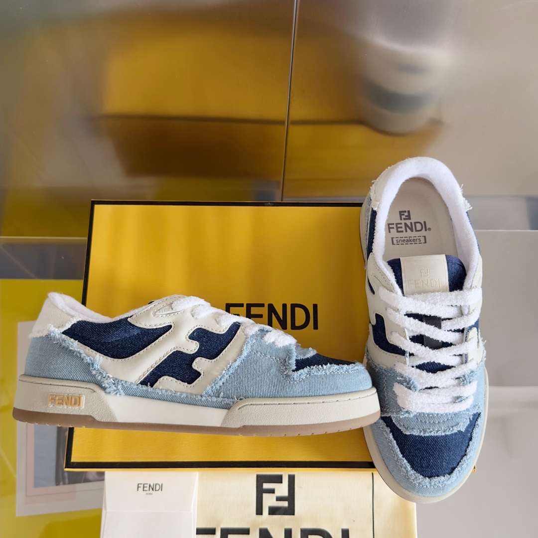 Fendi Fendi芬迪match系列 魔术贴 休闲 运动鞋 板鞋
