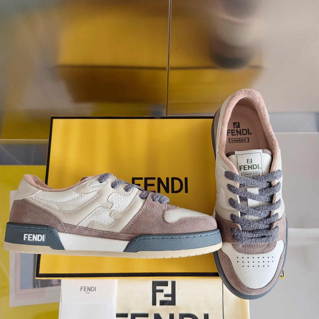 Fendi Fendi芬迪match系列 魔术贴 休闲 运动鞋 板鞋