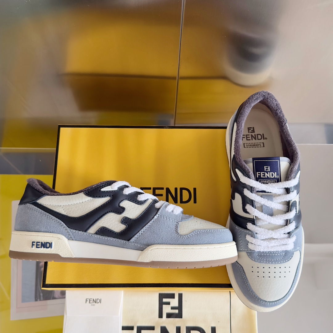 Fendi Fendi芬迪match系列 魔术贴 休闲 运动鞋 板鞋